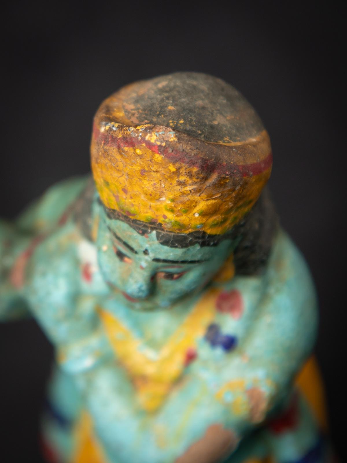 Indien Début du 20e siècle Statue de Krishna en poterie ancienne de l'Inde en vente