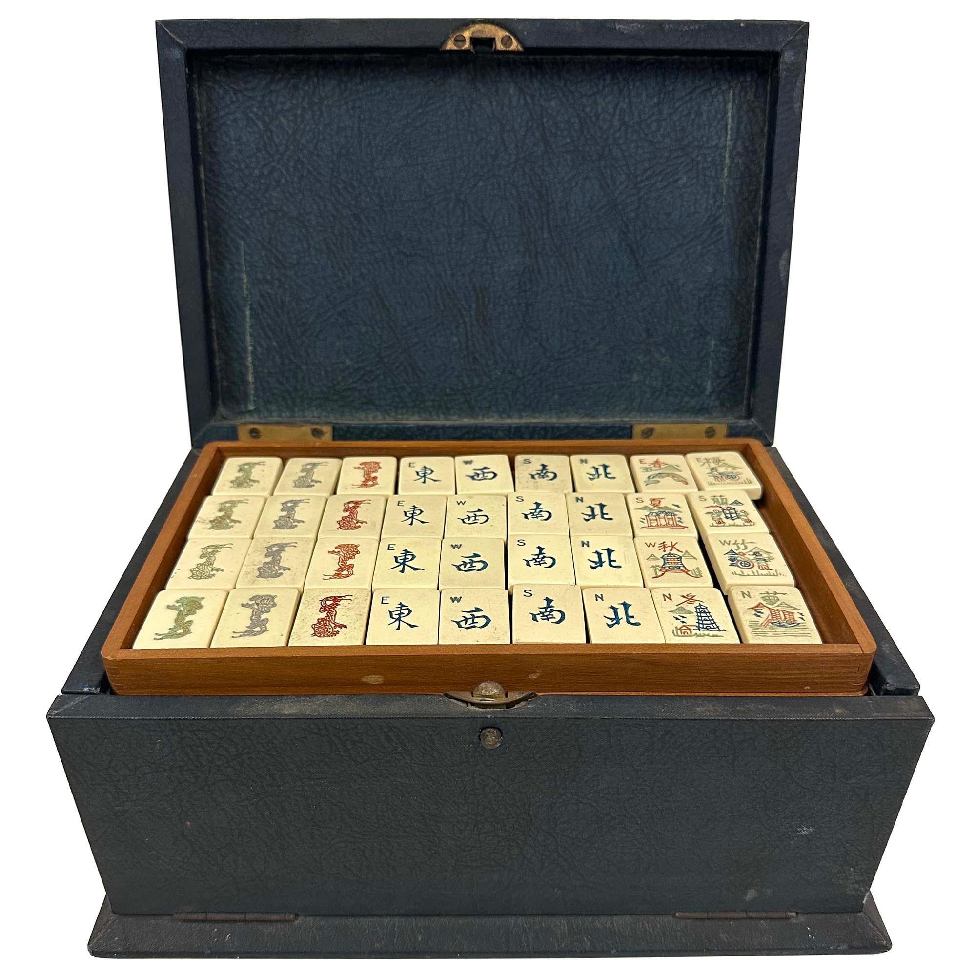 Antiguo juego de Mah-Jong Pung Chow de principios del siglo XX en venta 3