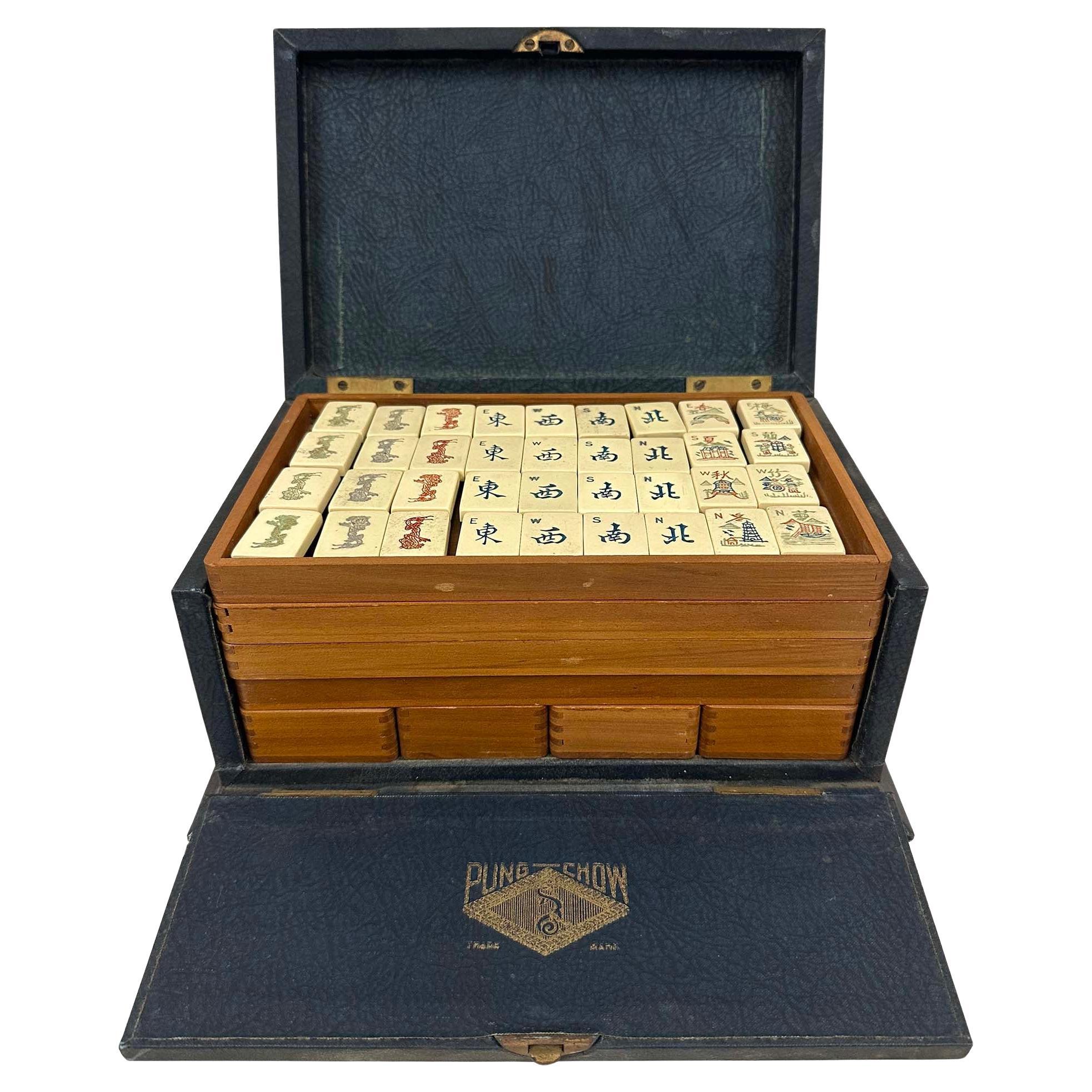 Antiguo juego de Mah-Jong Pung Chow de principios del siglo XX en venta