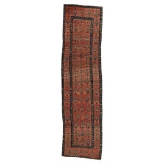 Antiker roter kaukasischer Karabagh-Teppich-Läufer des frühen 20. Jahrhunderts