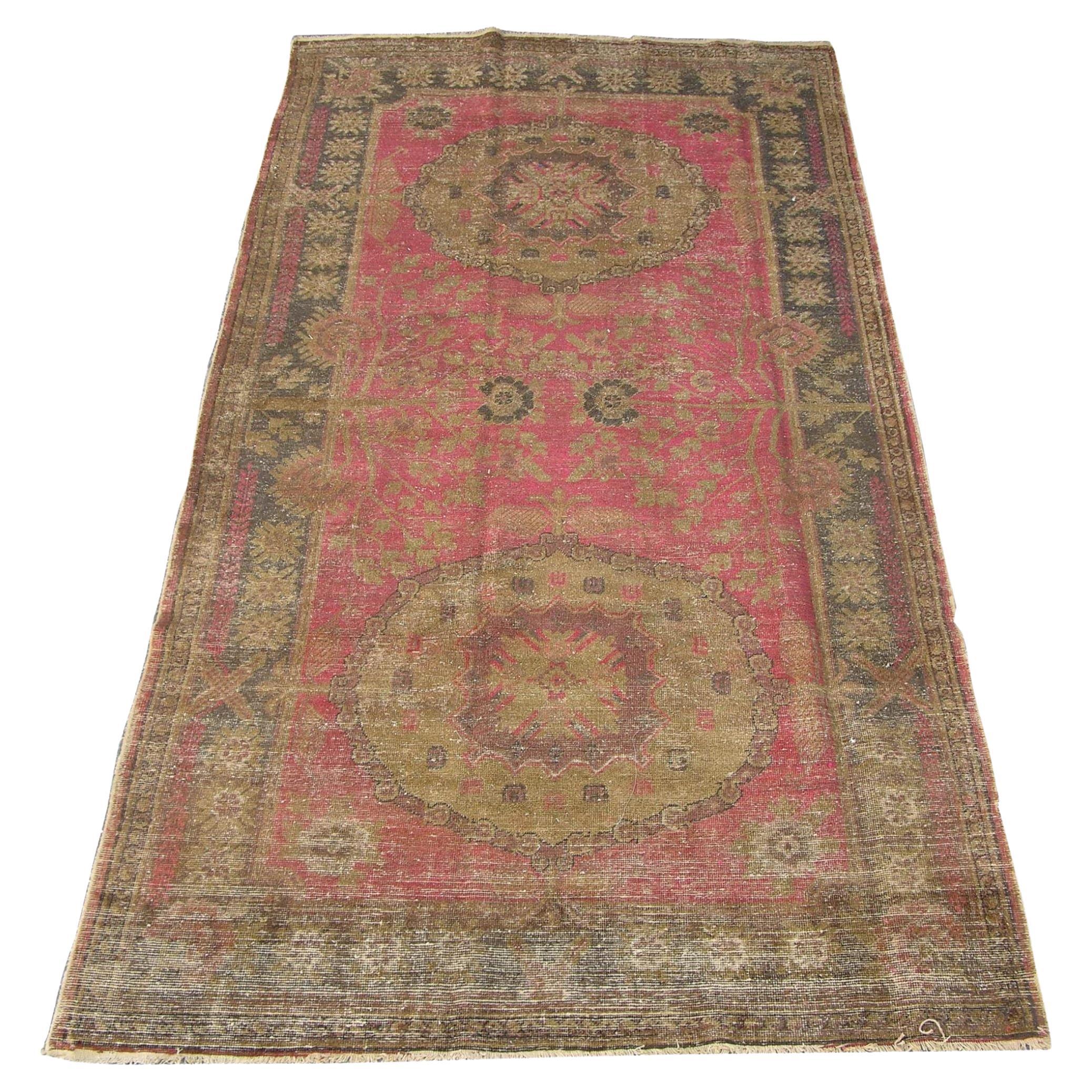 Early 20th Century Antique Samarkand Rug For Sale