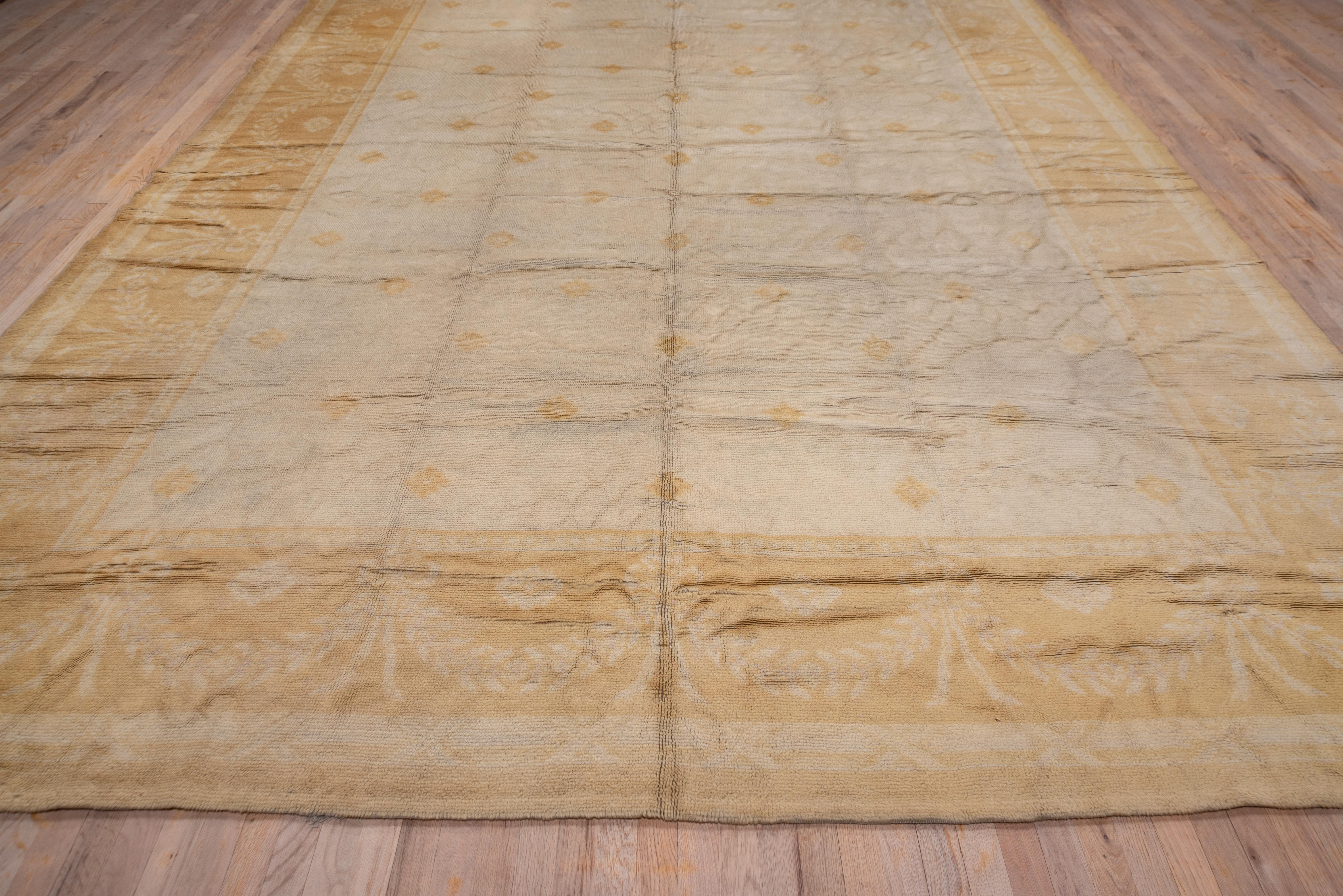 French Provincial Early 20th Century Antique Savonnerie Carpet, High Pile For Sale