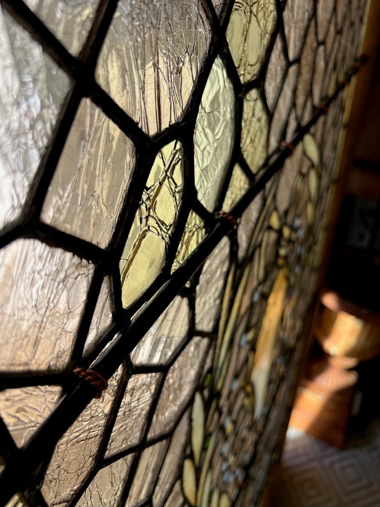 Window Jewels Early 20th Century Antique Stained Glass Window, Jewels in Original ...
