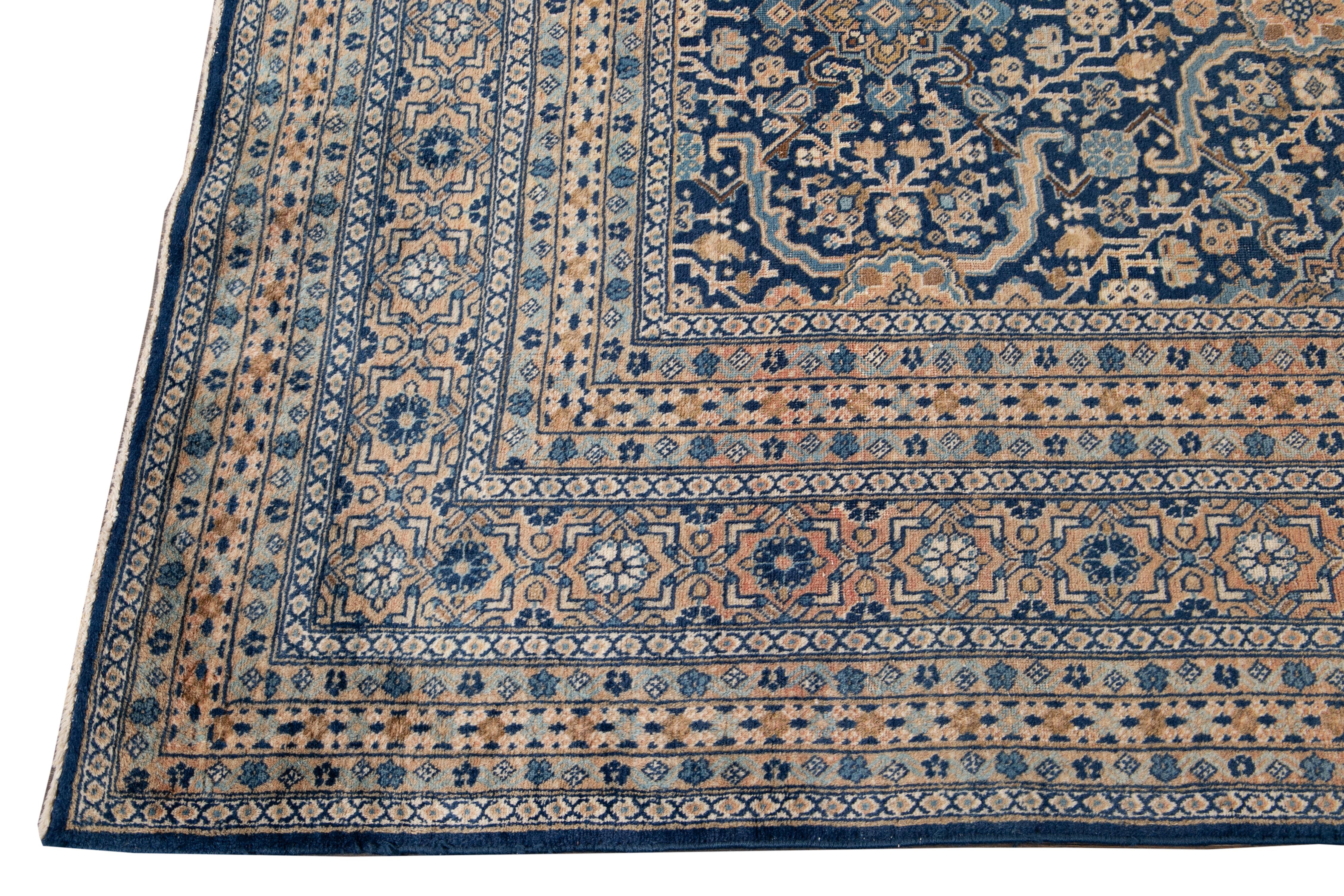 Persian Early 20th Century Antique Tabriz Oversize Wool Rug For Sale