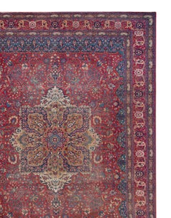 Early 20th Century Antique Tabriz Wool Rug
