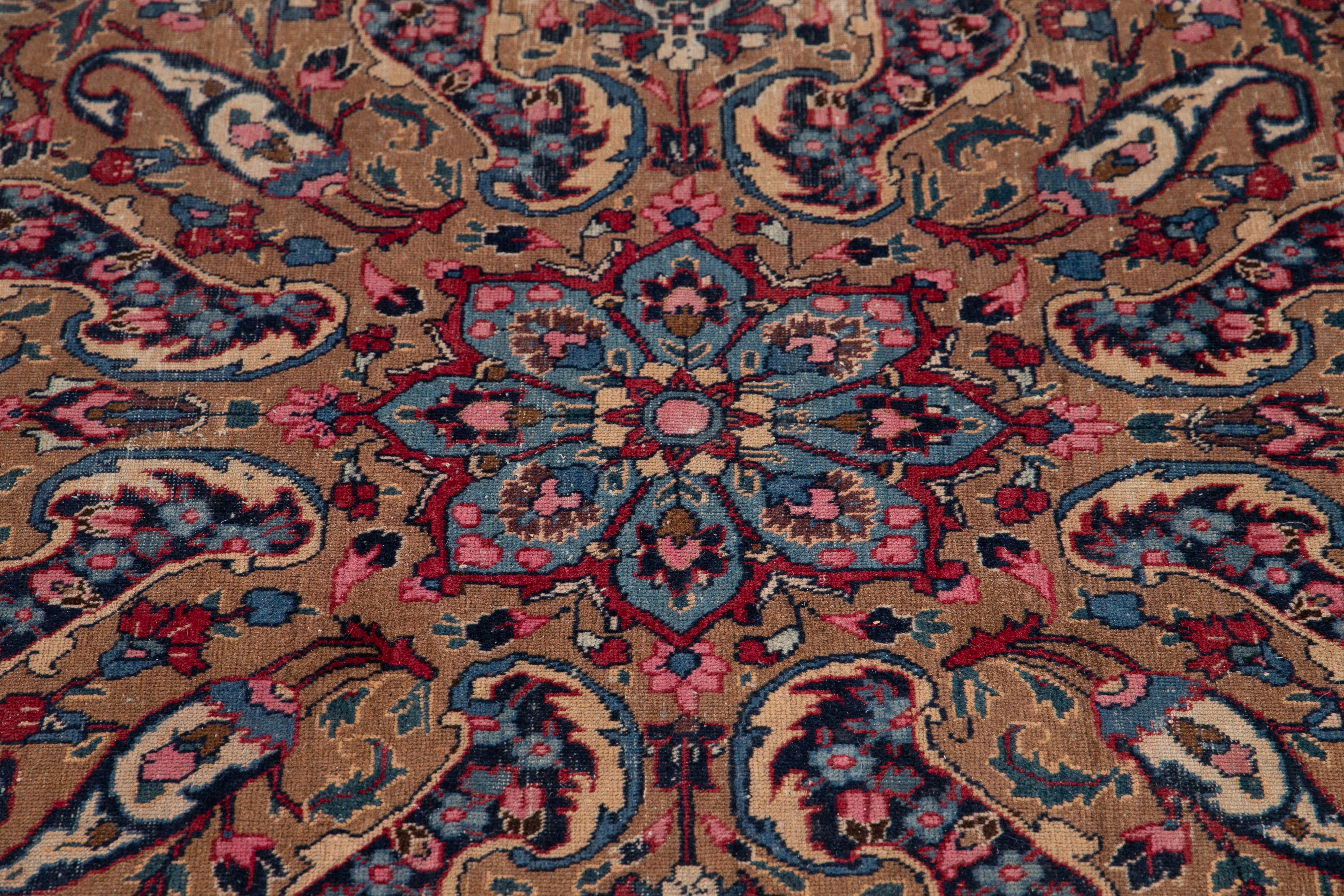 Tappeto di lana Tabriz antico dei primi del Novecento in vendita 2
