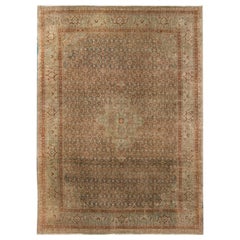 Early 20th Century Antique Tabriz Wool Rug