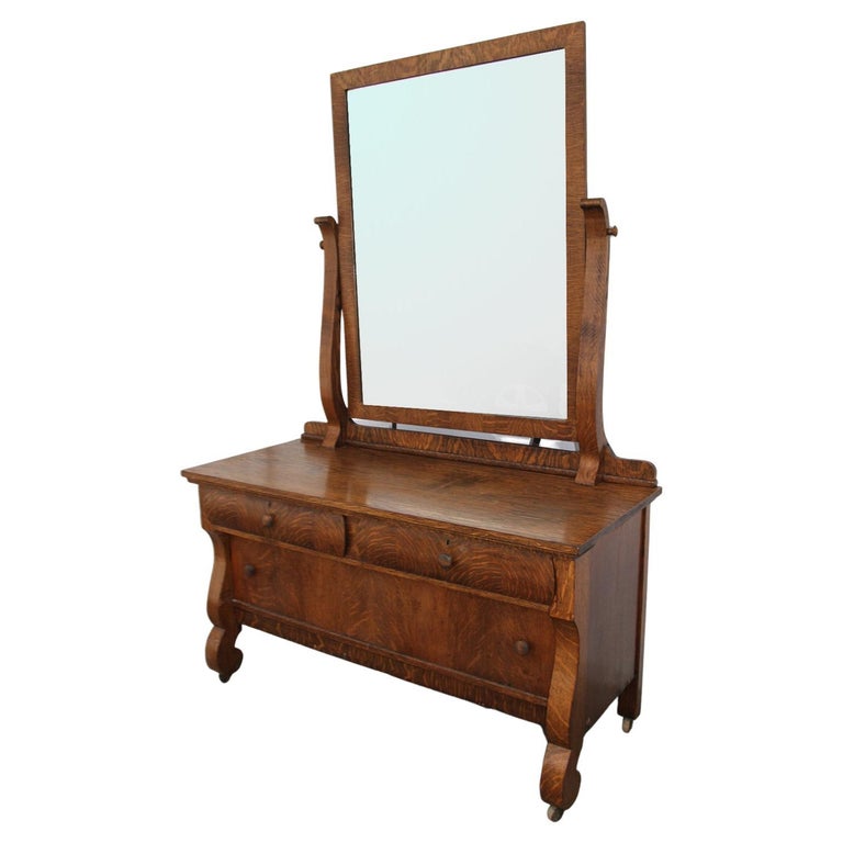 Early 20th Century Antique Tiger Oak Dresser For Sale at 1stDibs | tiger wood dresser, antique highboy dresser with mirror, antique dressers from early 1900s Early 20th Century Antique Tiger Oak Dresser For Sale at 1stDibs | tiger wood dresser, antique highboy dresser with mirror, antique dressers from early 1900s