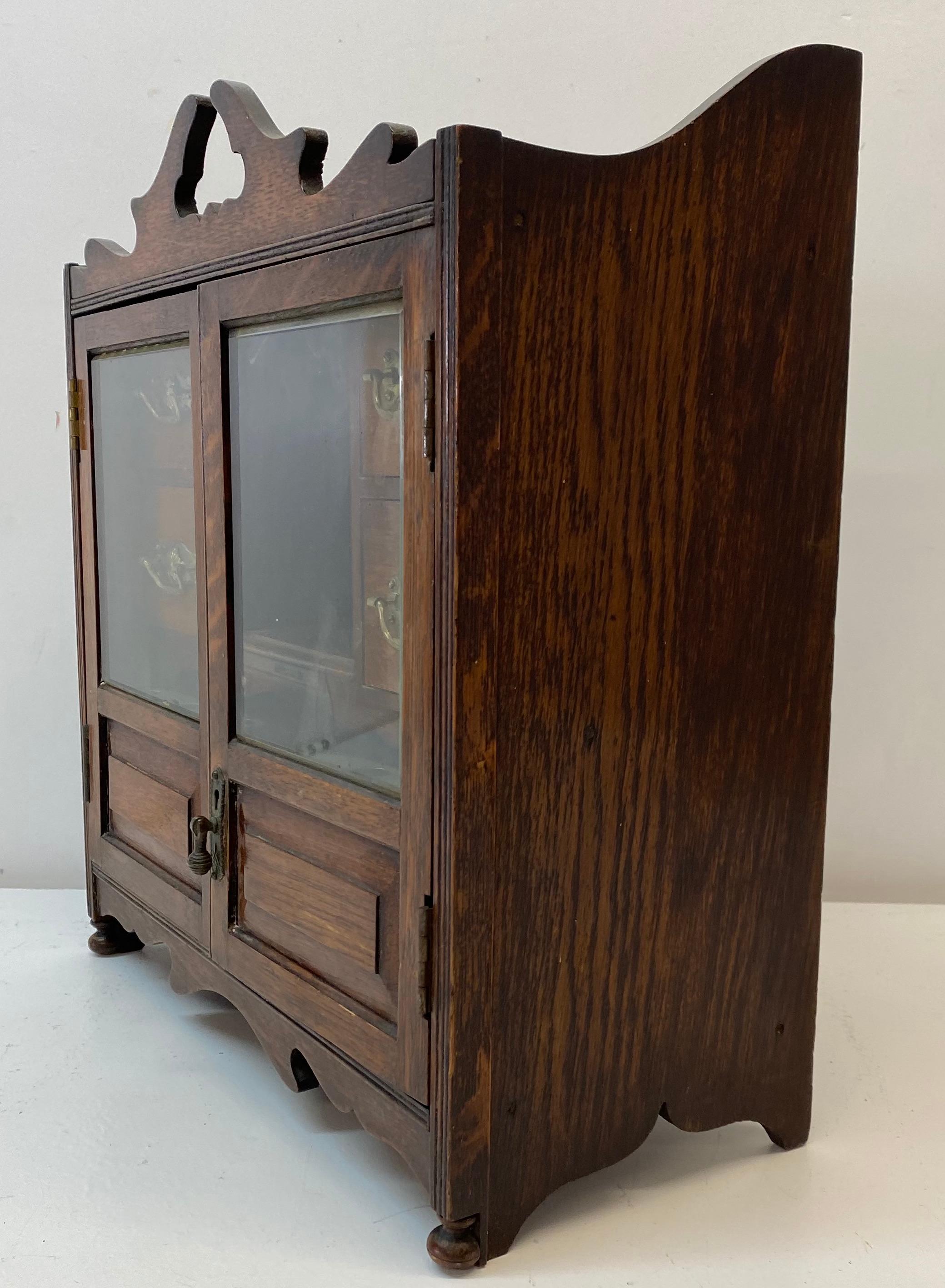 antique smoking cabinet