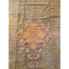 Early 20th Century Antique Turkish Oushak Rug