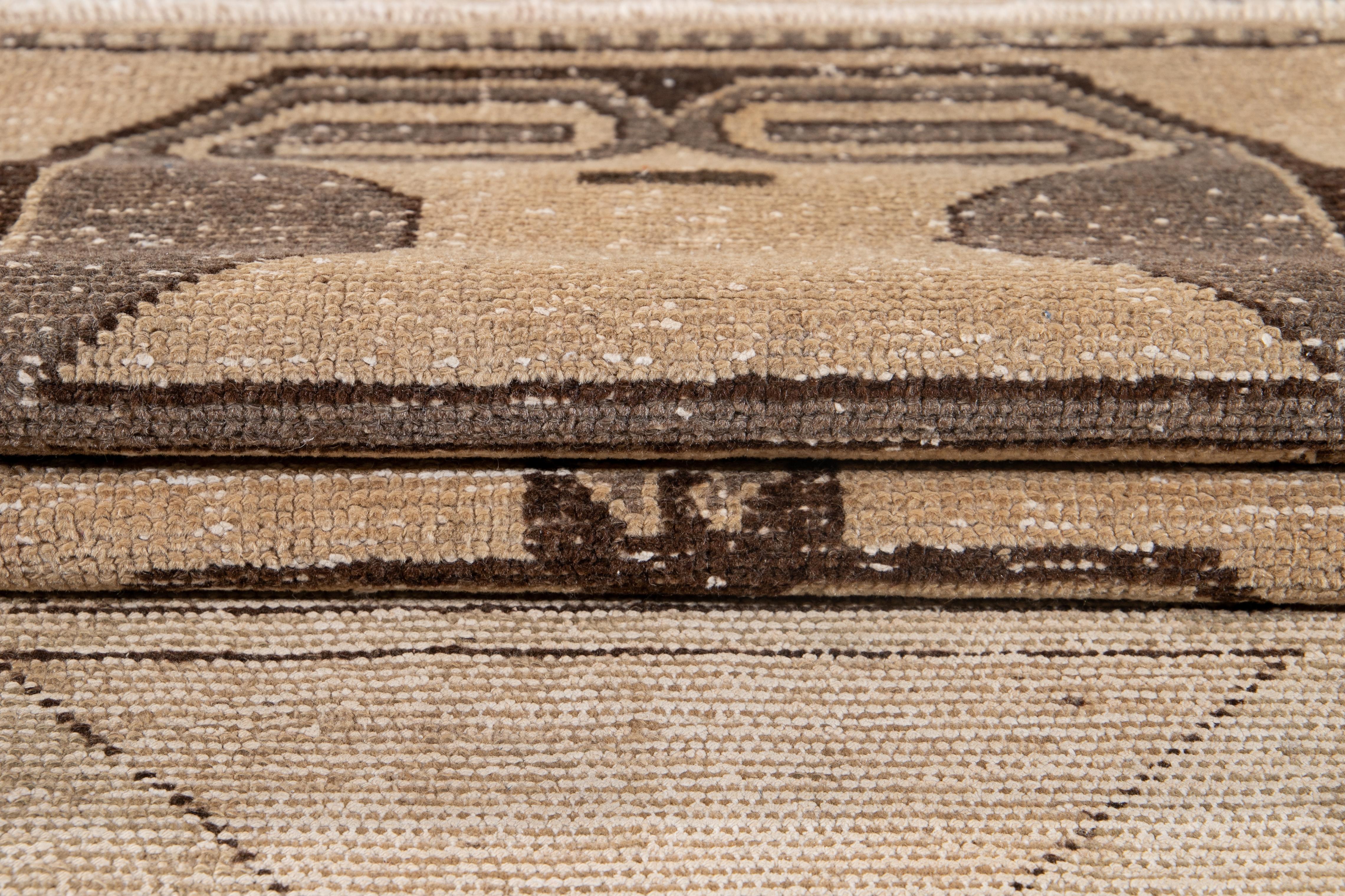 20ième siècle Tapis de course en laine turc ancien du début du 20e siècle en vente