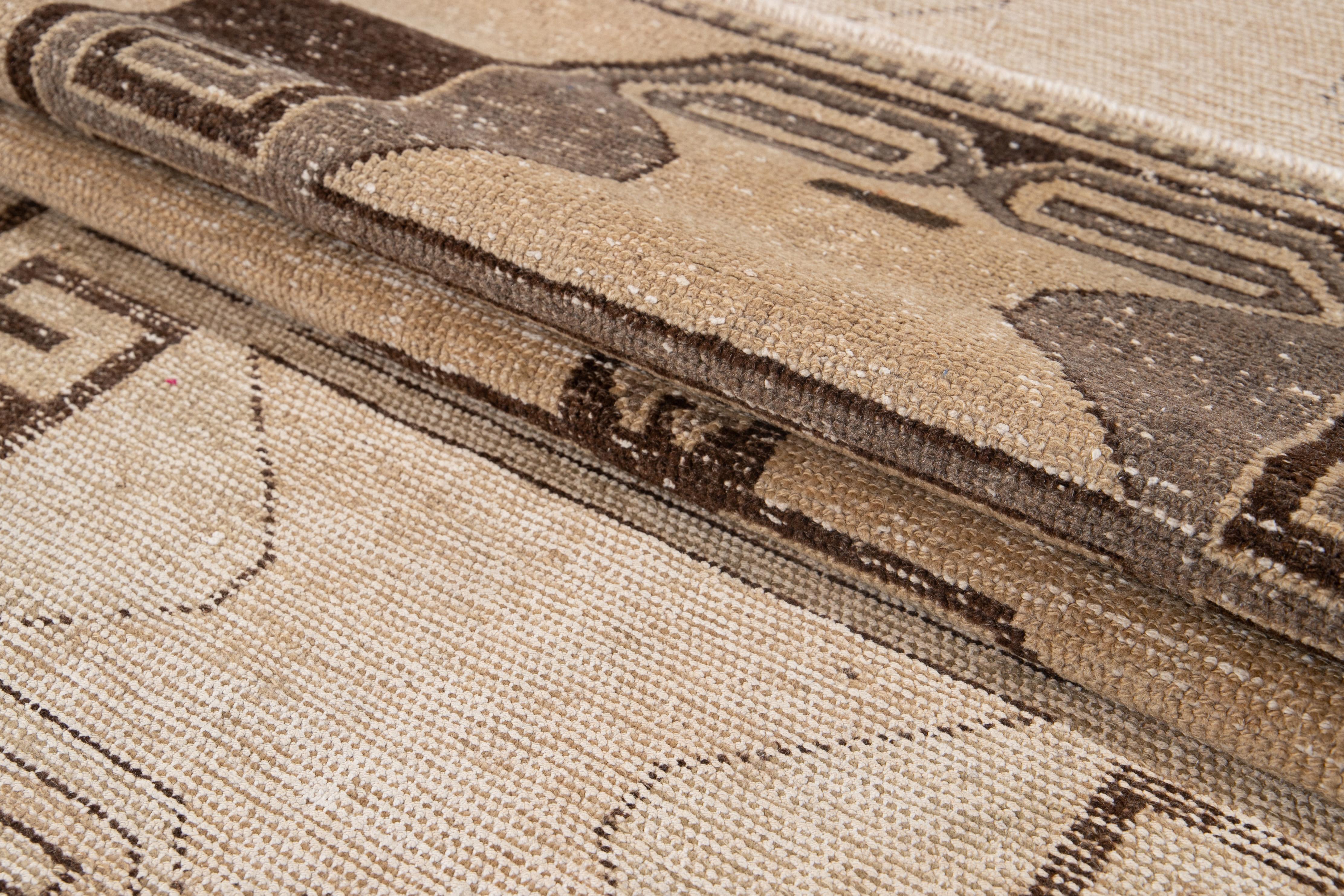 Laine Tapis de course en laine turc ancien du début du 20e siècle en vente