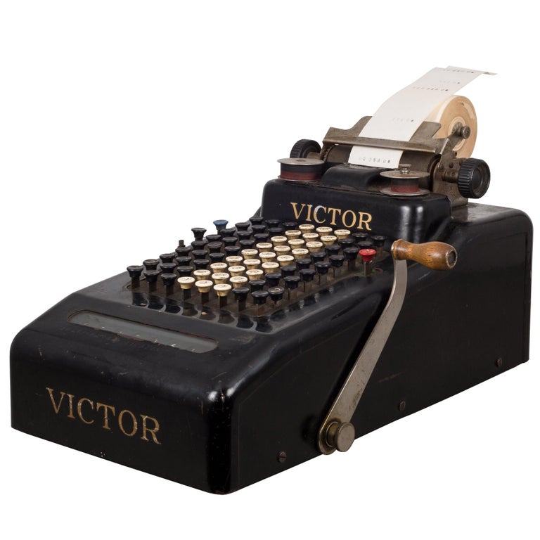Early 20th Century Antique Victor Adding Machine, circa 1910 at 1stDibs