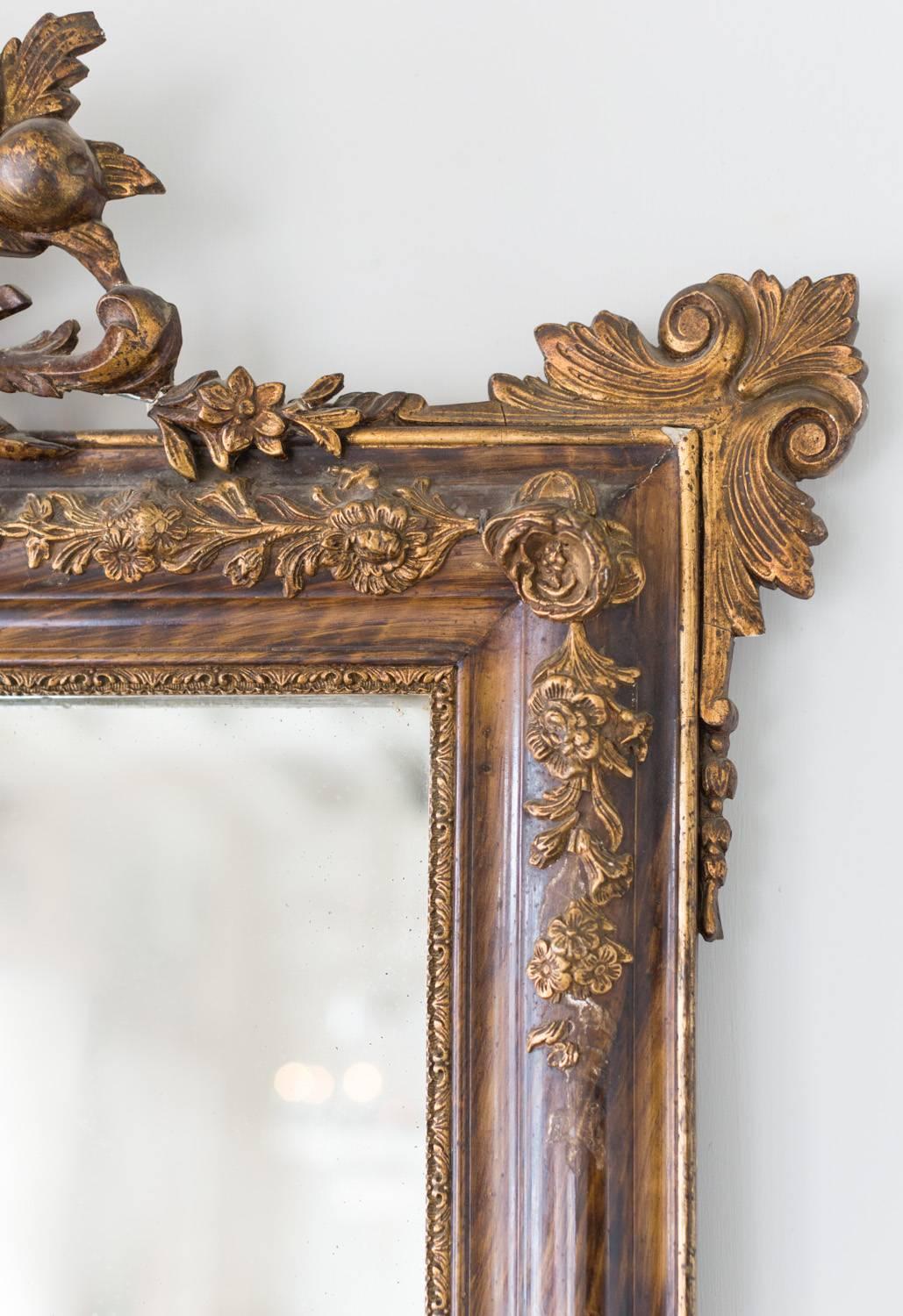 Early 20th Century Antique Wall Mirror For Sale 4