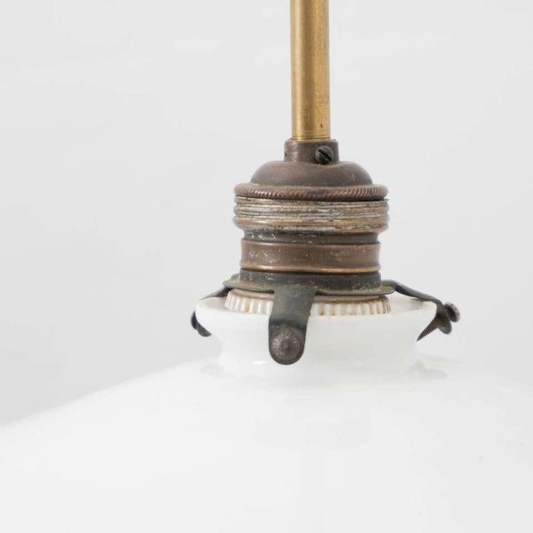 Metallo Lampada da soffitto in metallo laccato bianco antico dei primi del Novecento in vendita