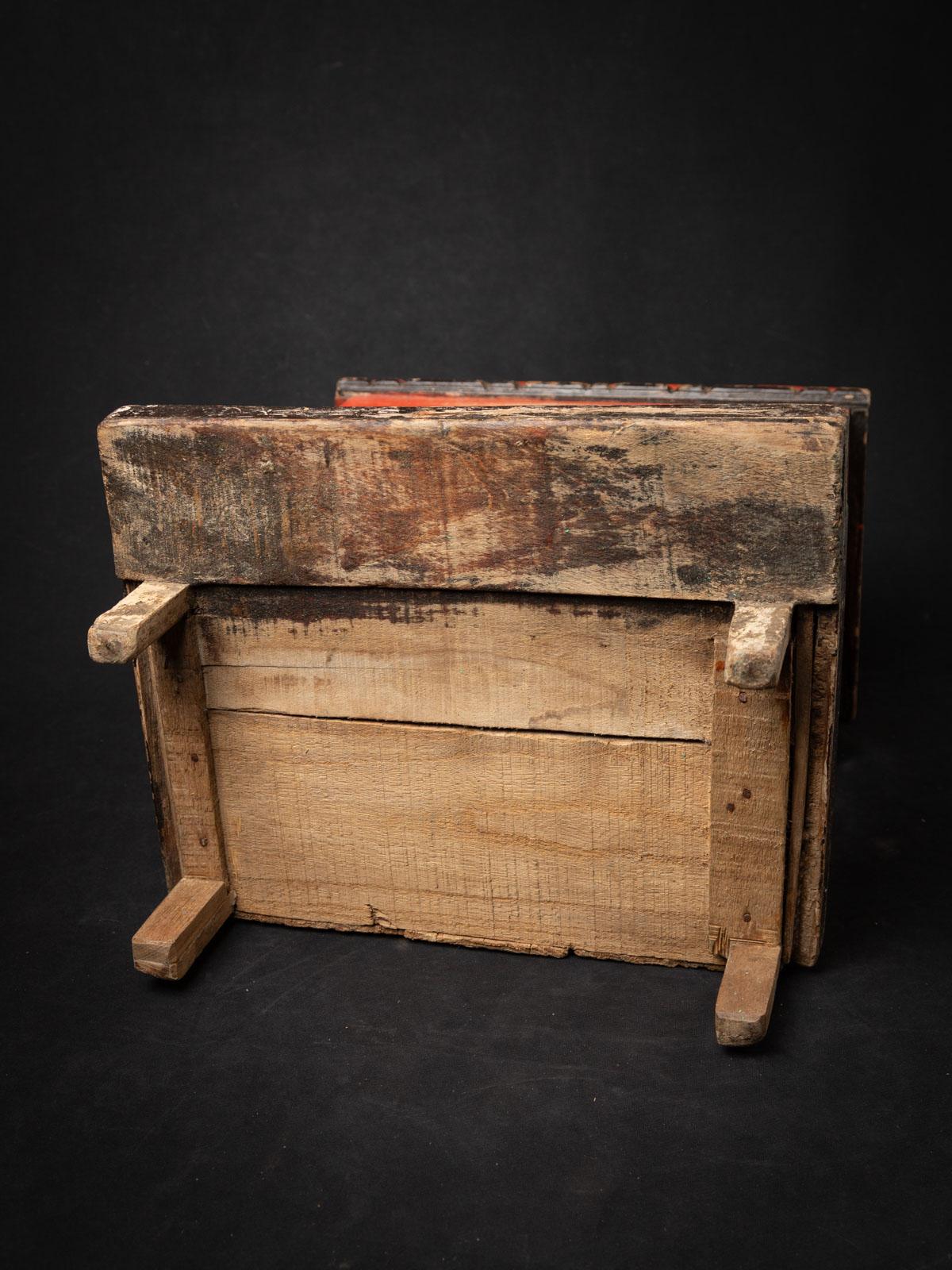 Early 20th century Antique wooden Indian temple from India For Sale 12