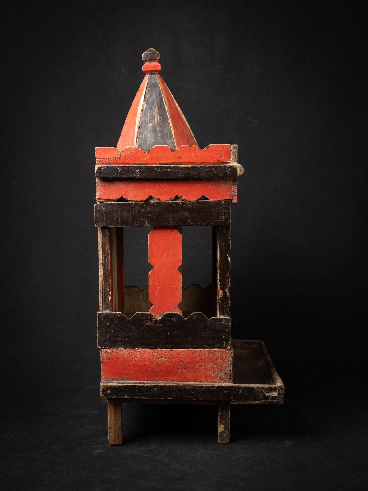 20th Century Early 20th century Antique wooden Indian temple from India For Sale