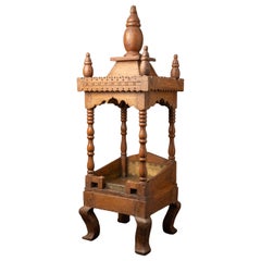 Early 20th century Antique wooden Indian Temple from India