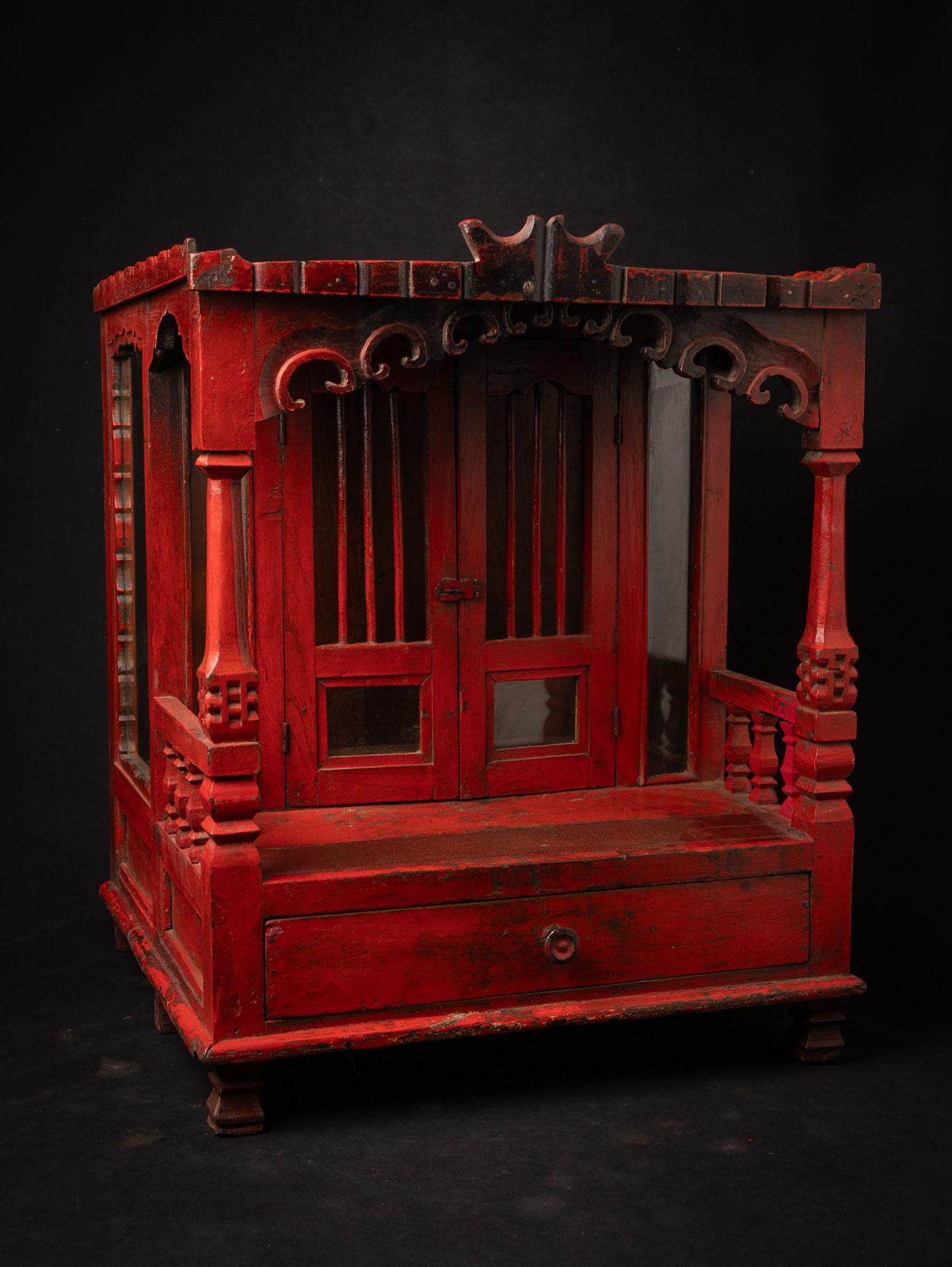 Early 20th century Antique wooden Indian temple from India - OriginalBuddhas For Sale 12