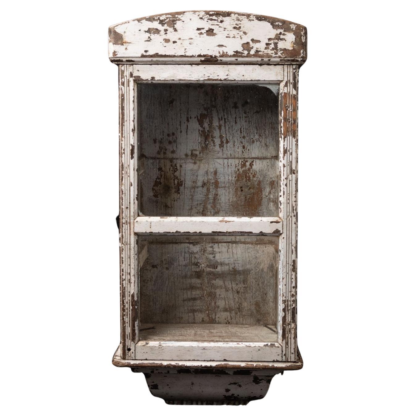 Early 20th Century Antique wooden Indian wall cabinet from India