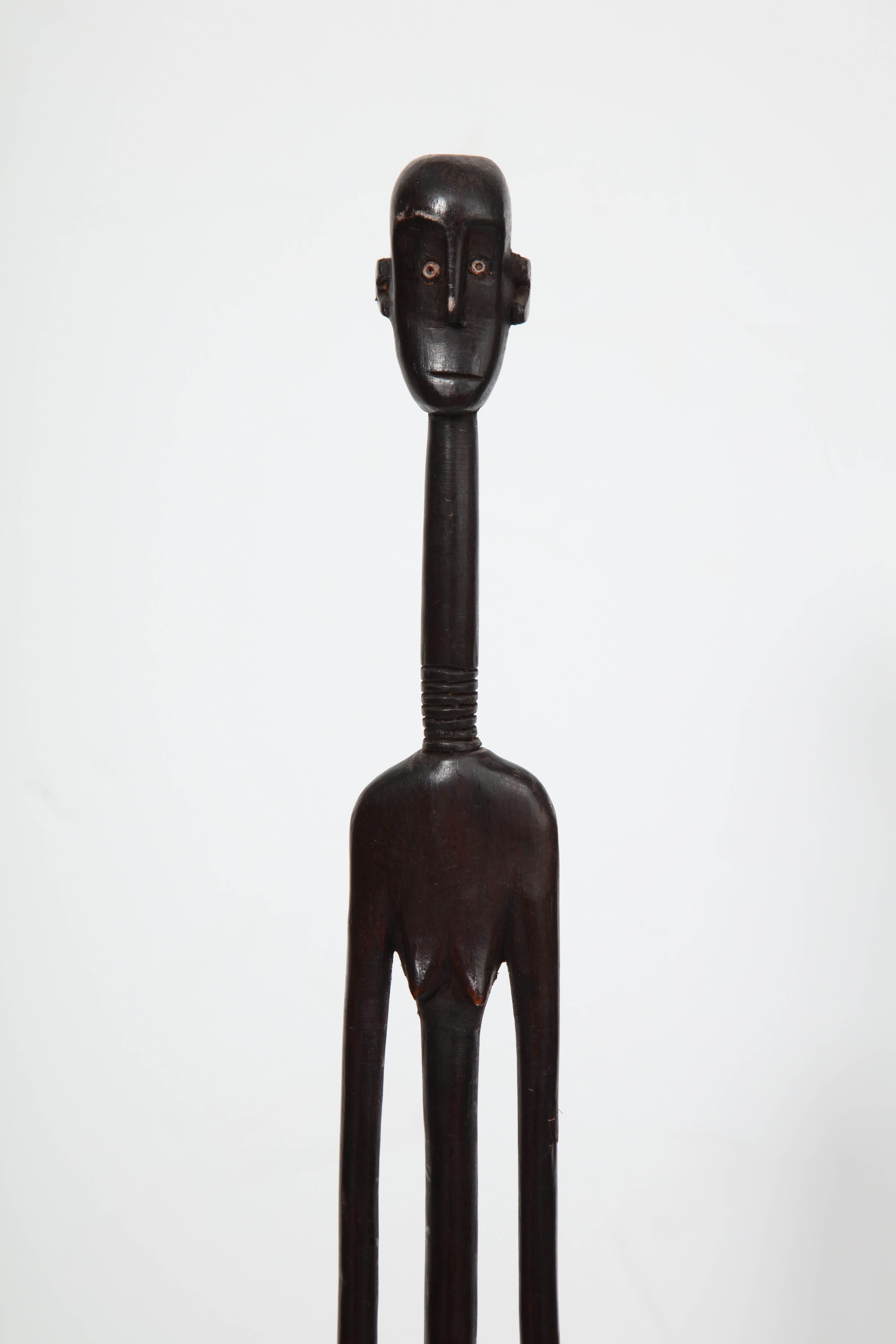 Early 20th Century Anya Wood African Sculpture In Excellent Condition In New York, NY