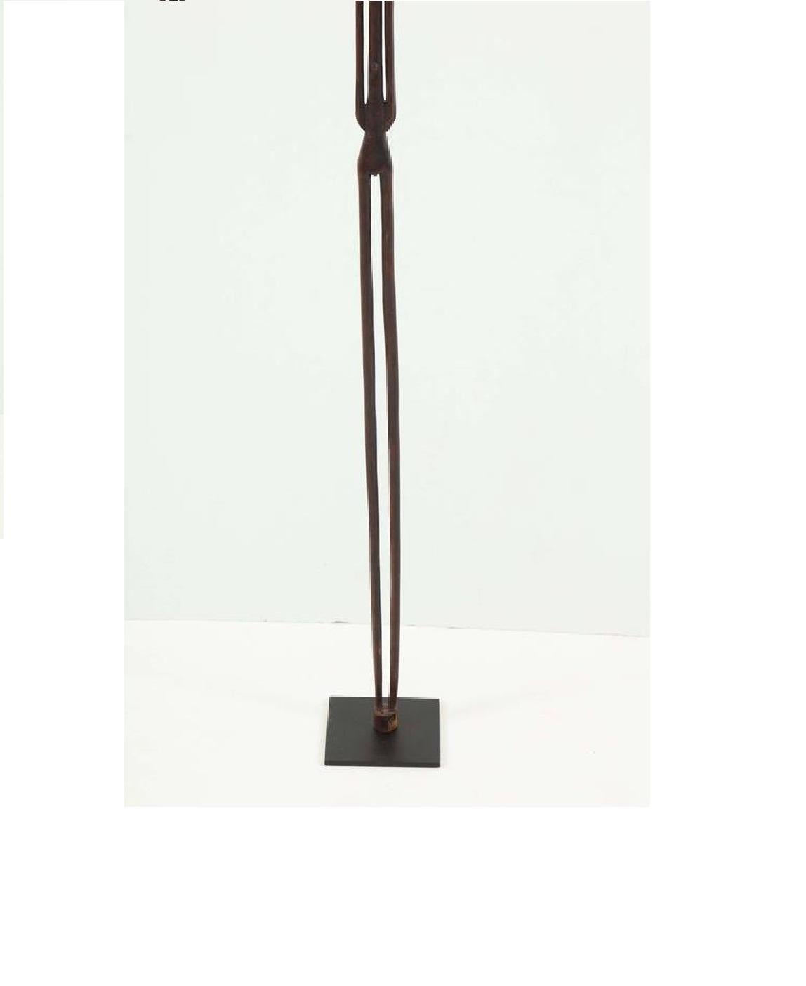 Early 20th Century Anya Wood African Sculpture In Excellent Condition In New York, NY