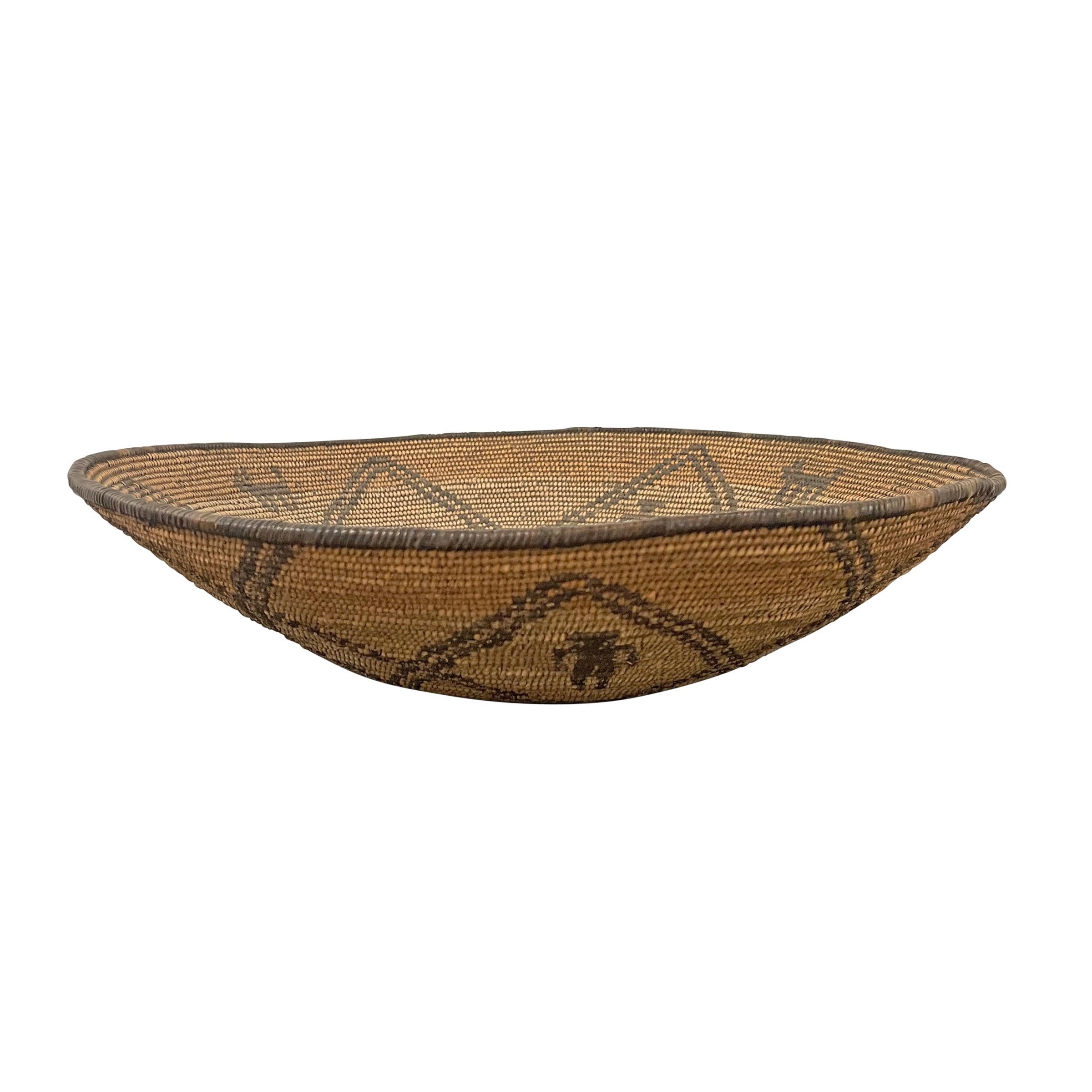 American Early 20th Century Apache Tray Basket