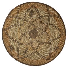 Early 20th Century Apache Tray Basket