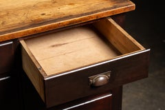 Early 20th Century Apothecary Counter with Drawers and Cupboards