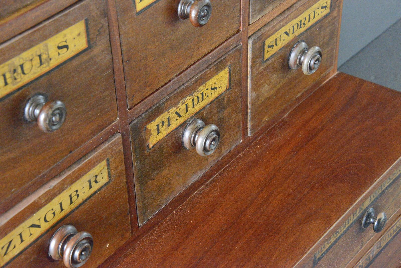 Early 20th Century Apothecary Drawers, circa 1910 For Sale 4