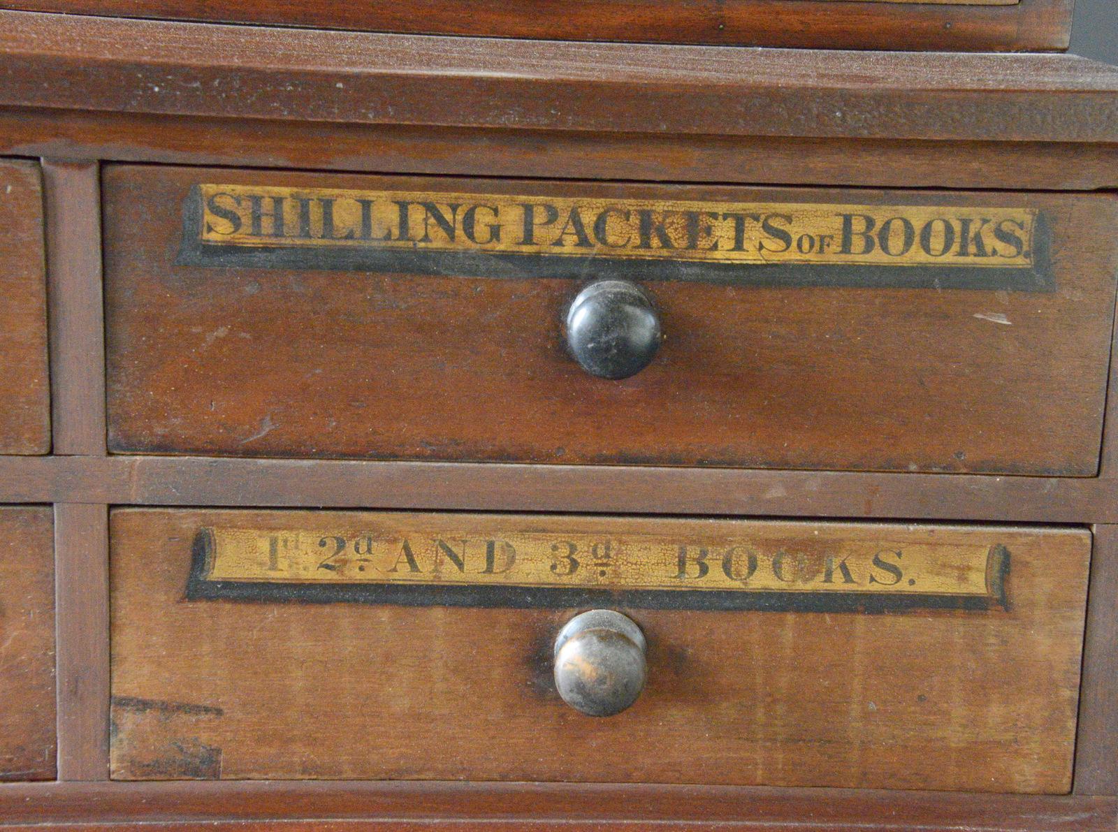 Mahogany Early 20th Century Apothecary Drawers, circa 1910