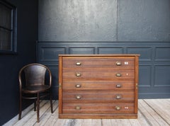 Early 20th Century Architects Plan Drawer Cabinet or Chest of Drawers
