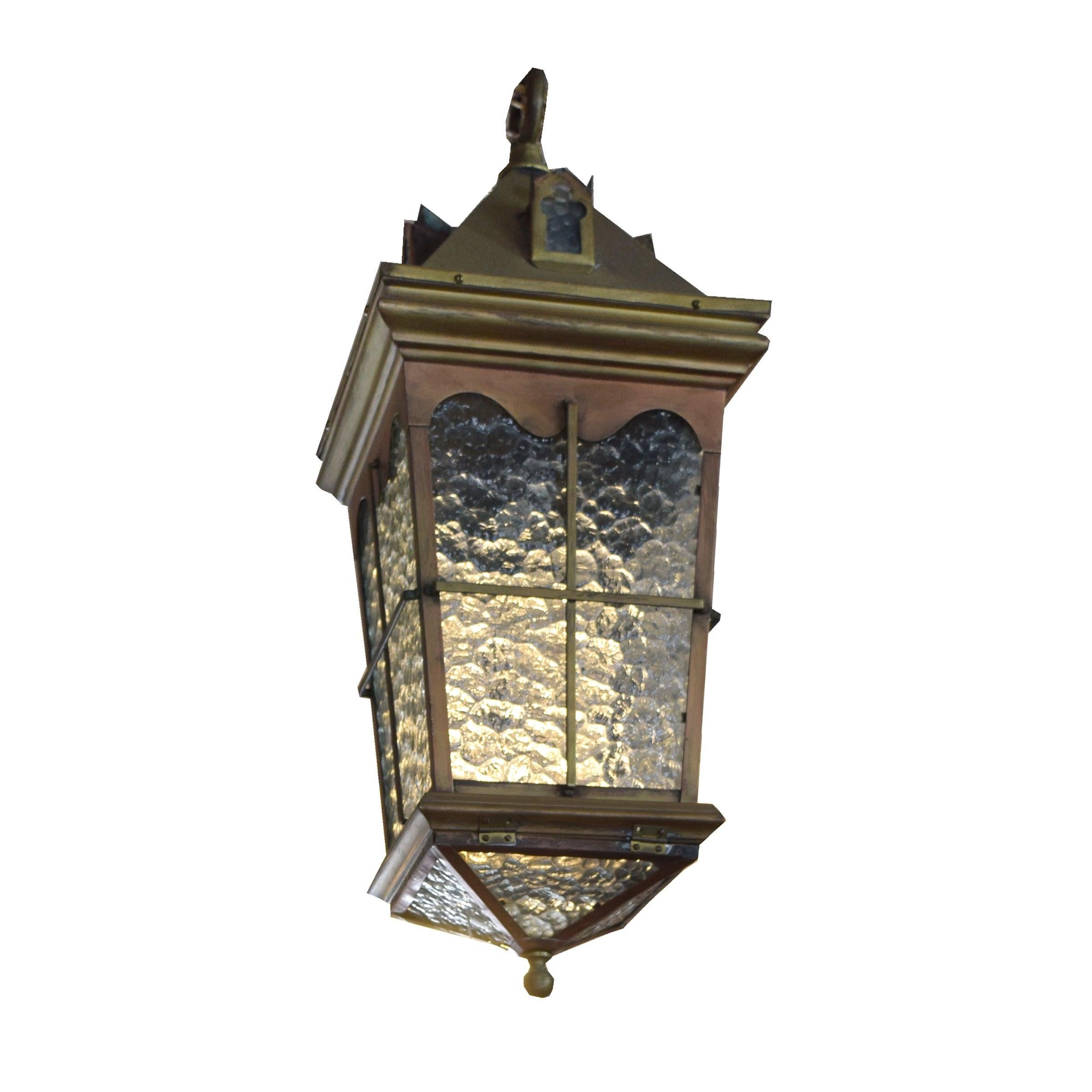 Bronze Early 20th Century Argentine Pendant Light For Sale