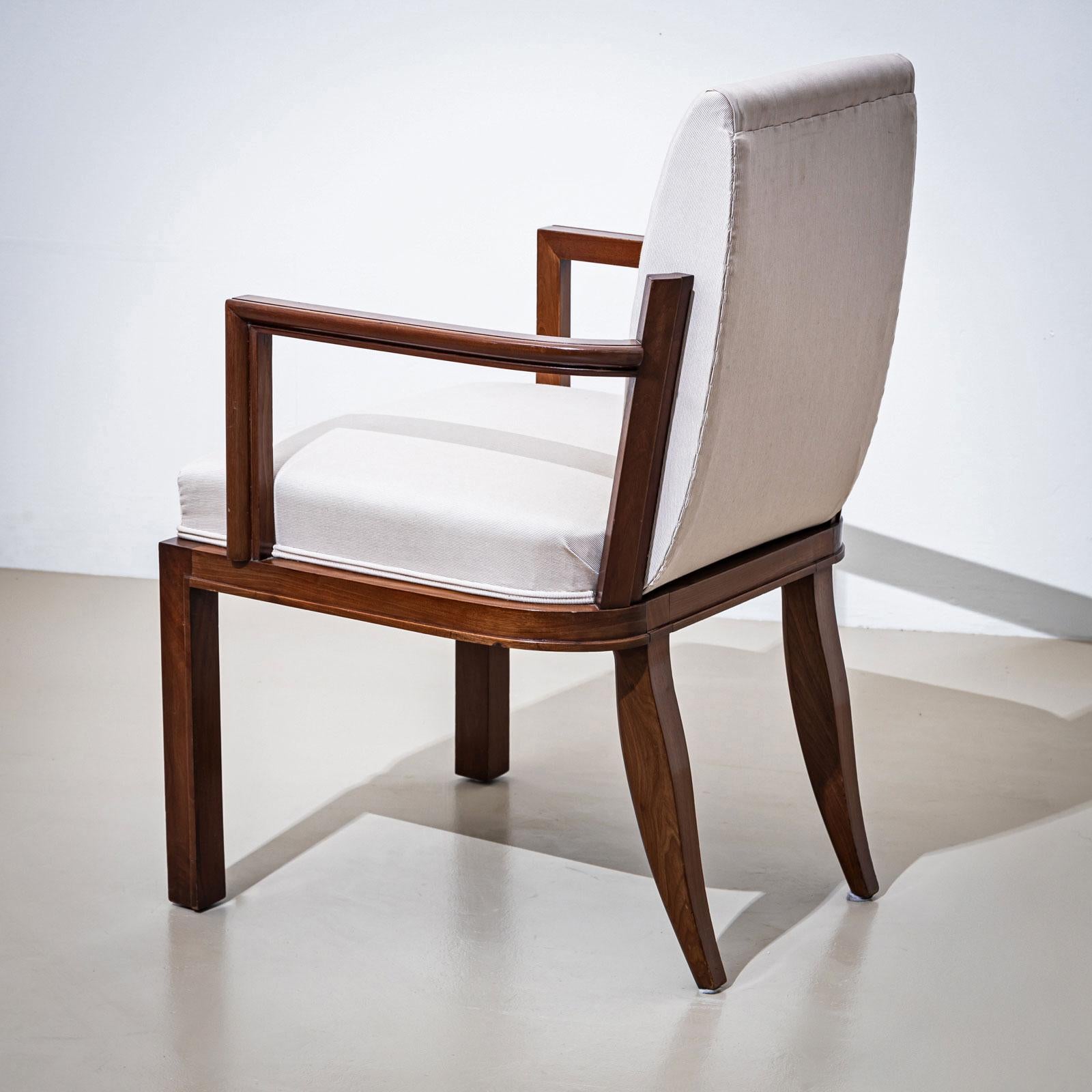 Early-20th Century Art Deco Armchairs, France For Sale 5