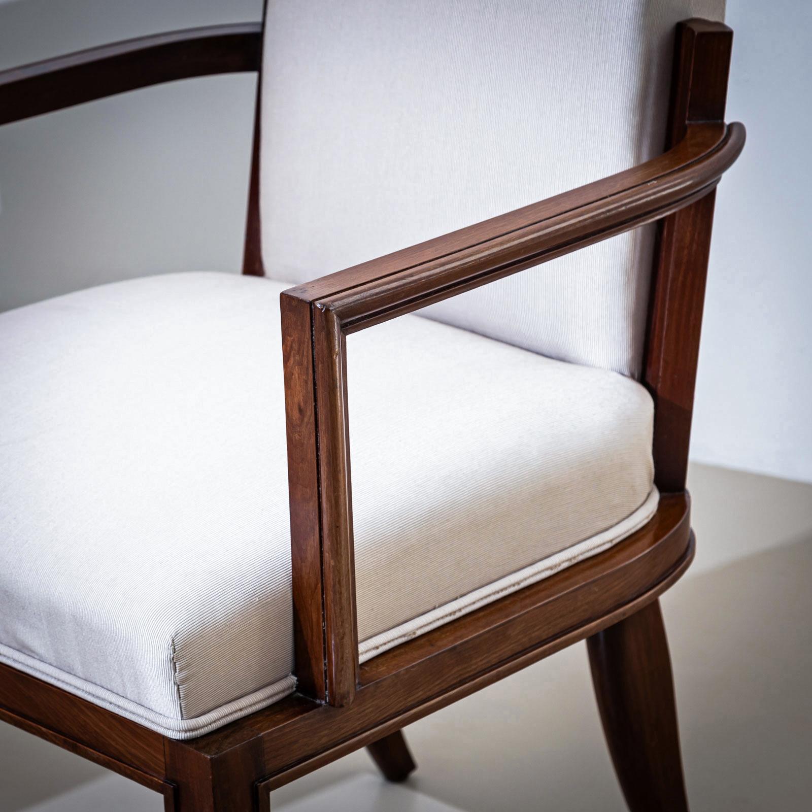 Early-20th Century Art Deco Armchairs, France For Sale 6