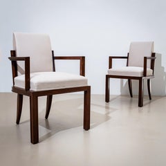 Early-20th Century Art Deco Armchairs, France