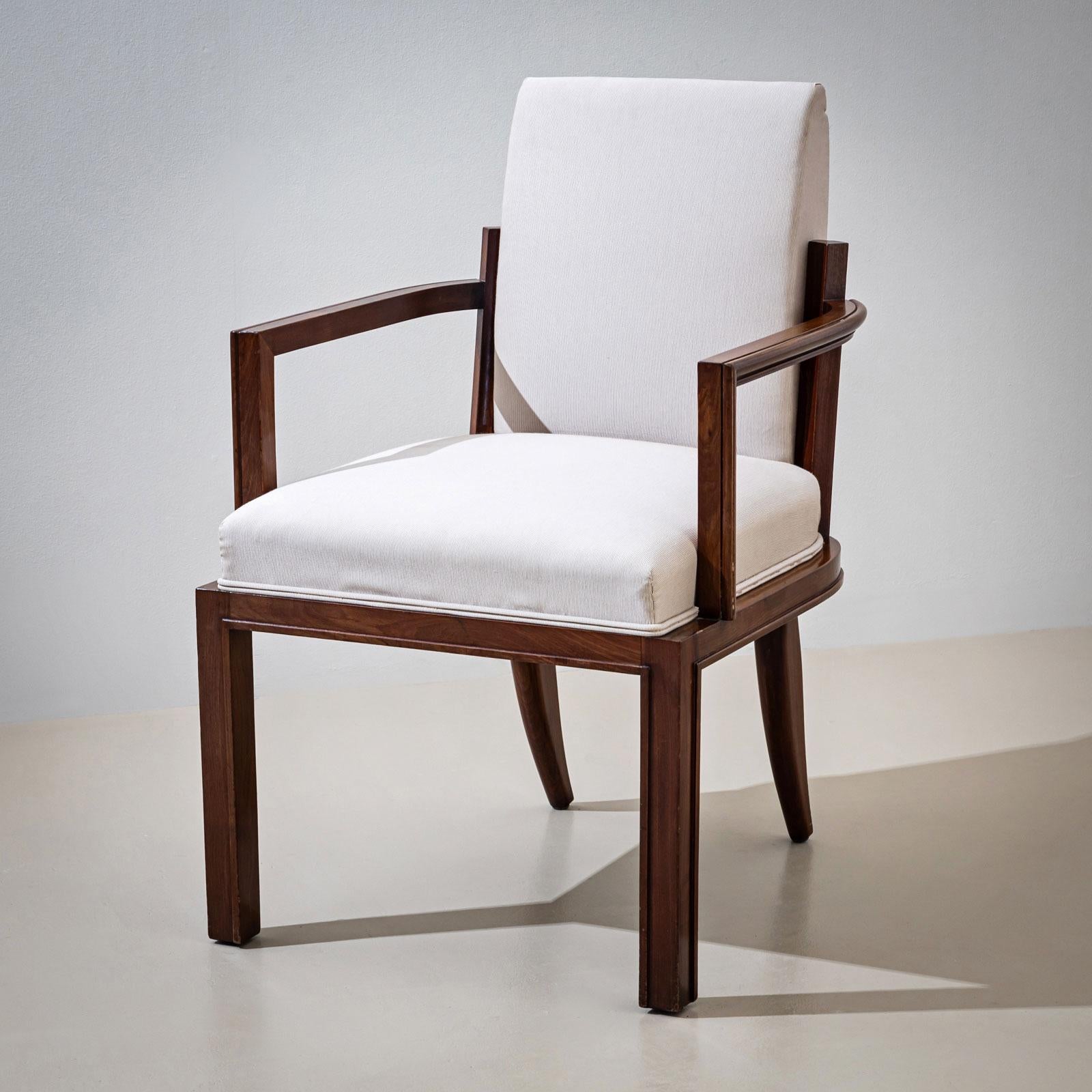 Early-20th Century Art Deco Armchairs, France For Sale 2