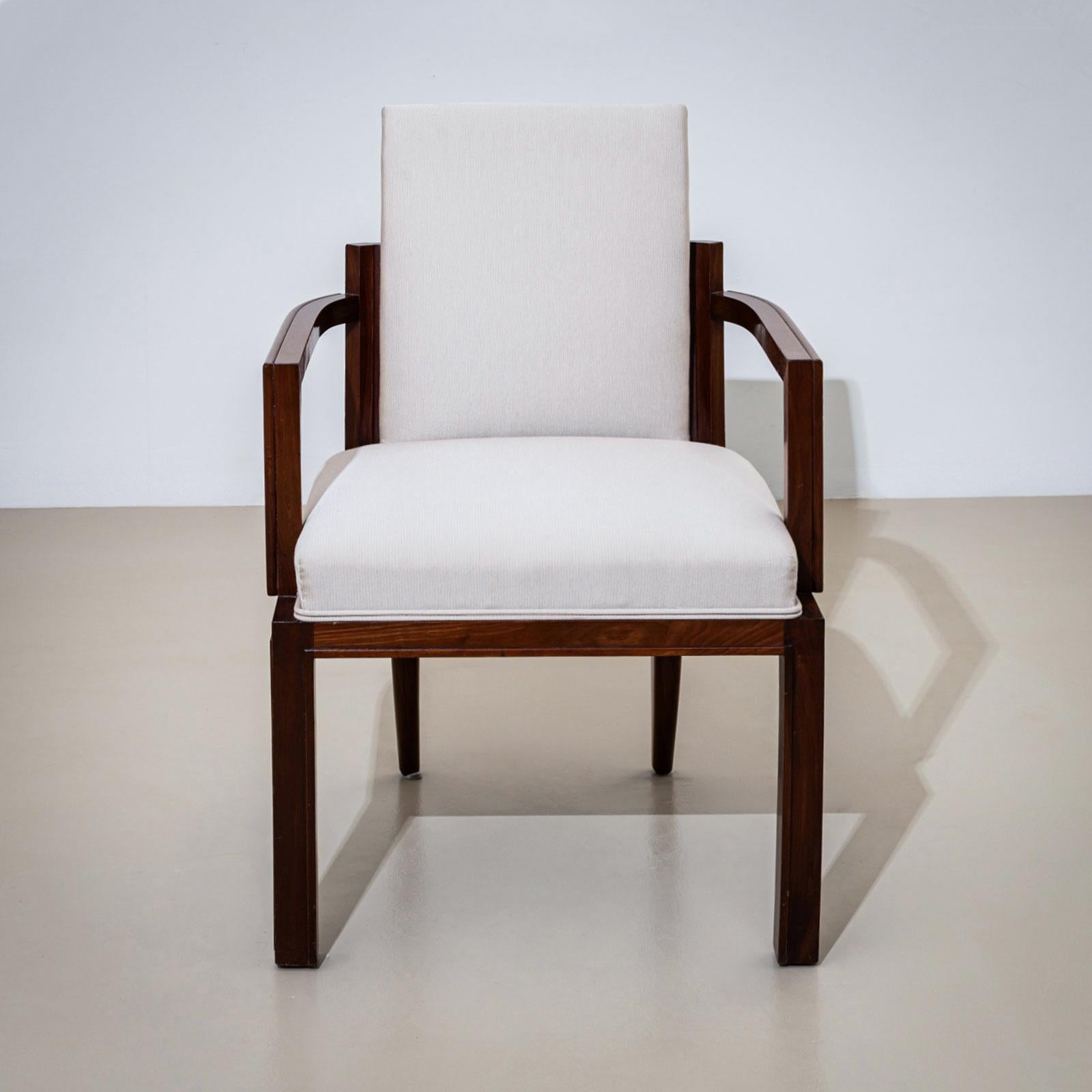 Early-20th Century Art Deco Armchairs, France For Sale 3
