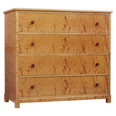 Early 20th Century Art Deco Birch Chest of Drawers
