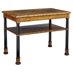 Early 20th century art deco birch serving table