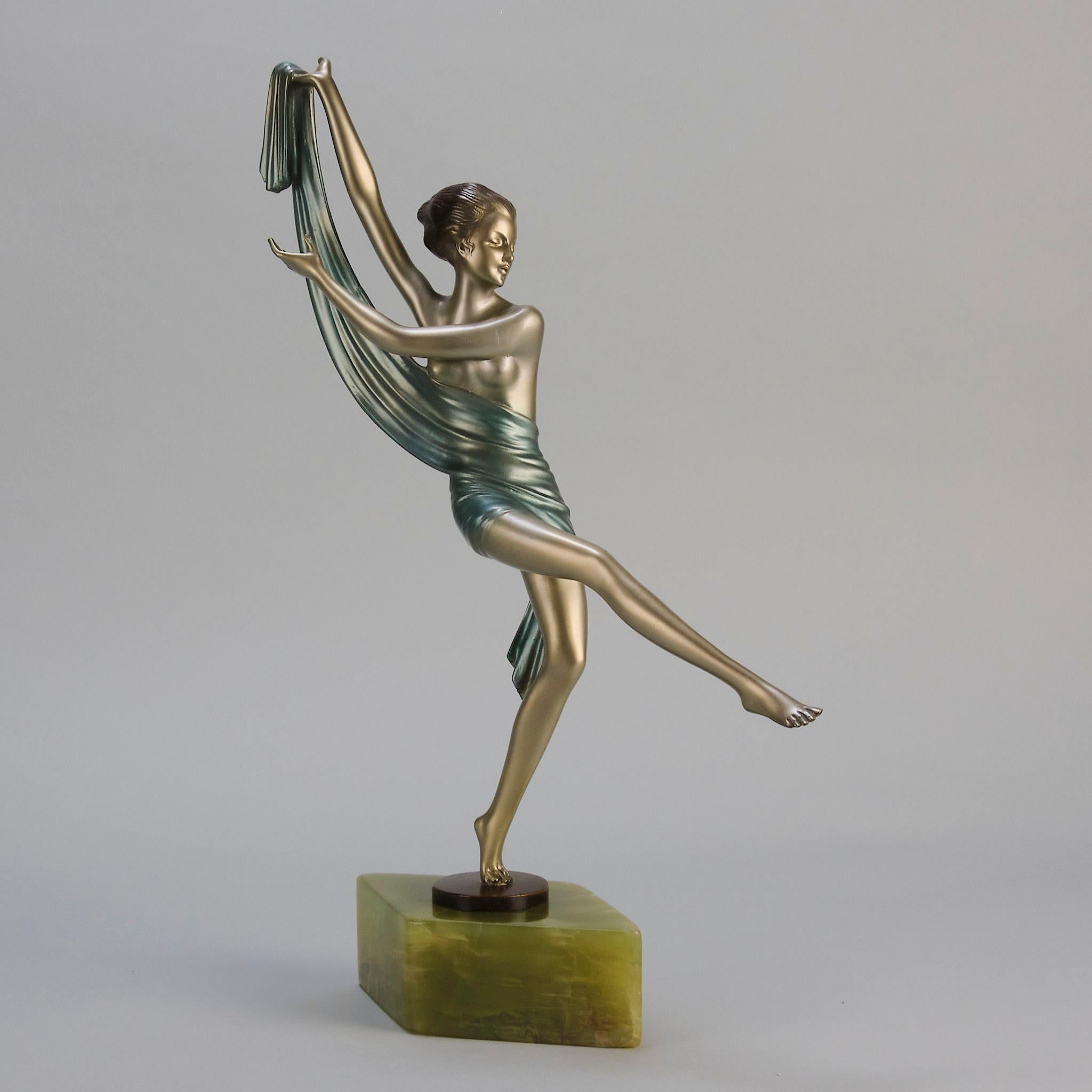 Early 20th Century Art Deco Bronze entitled 