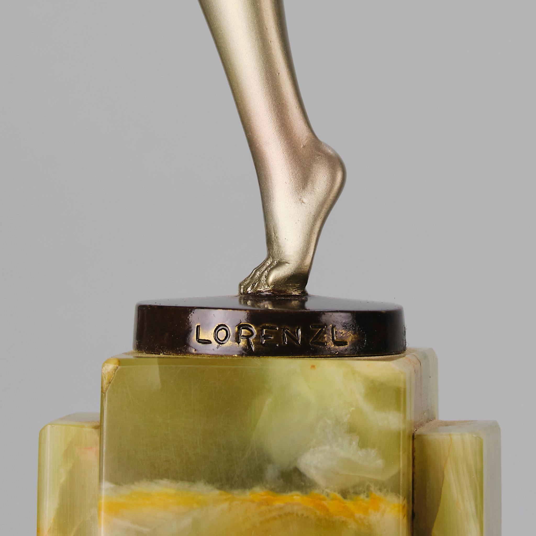 Early 20th Century Art Deco Bronze entitled 