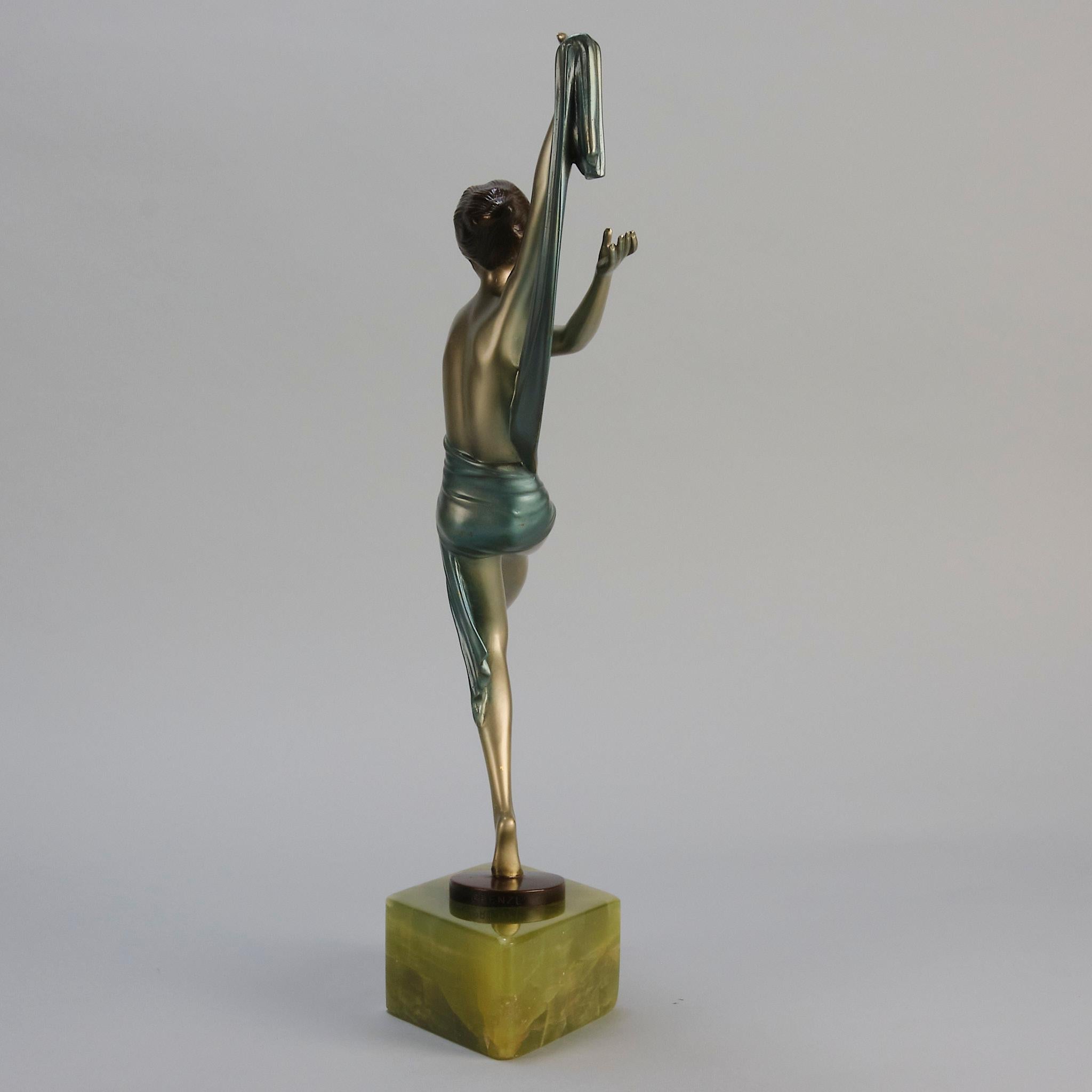 Early 20th Century Art Deco Bronze entitled 