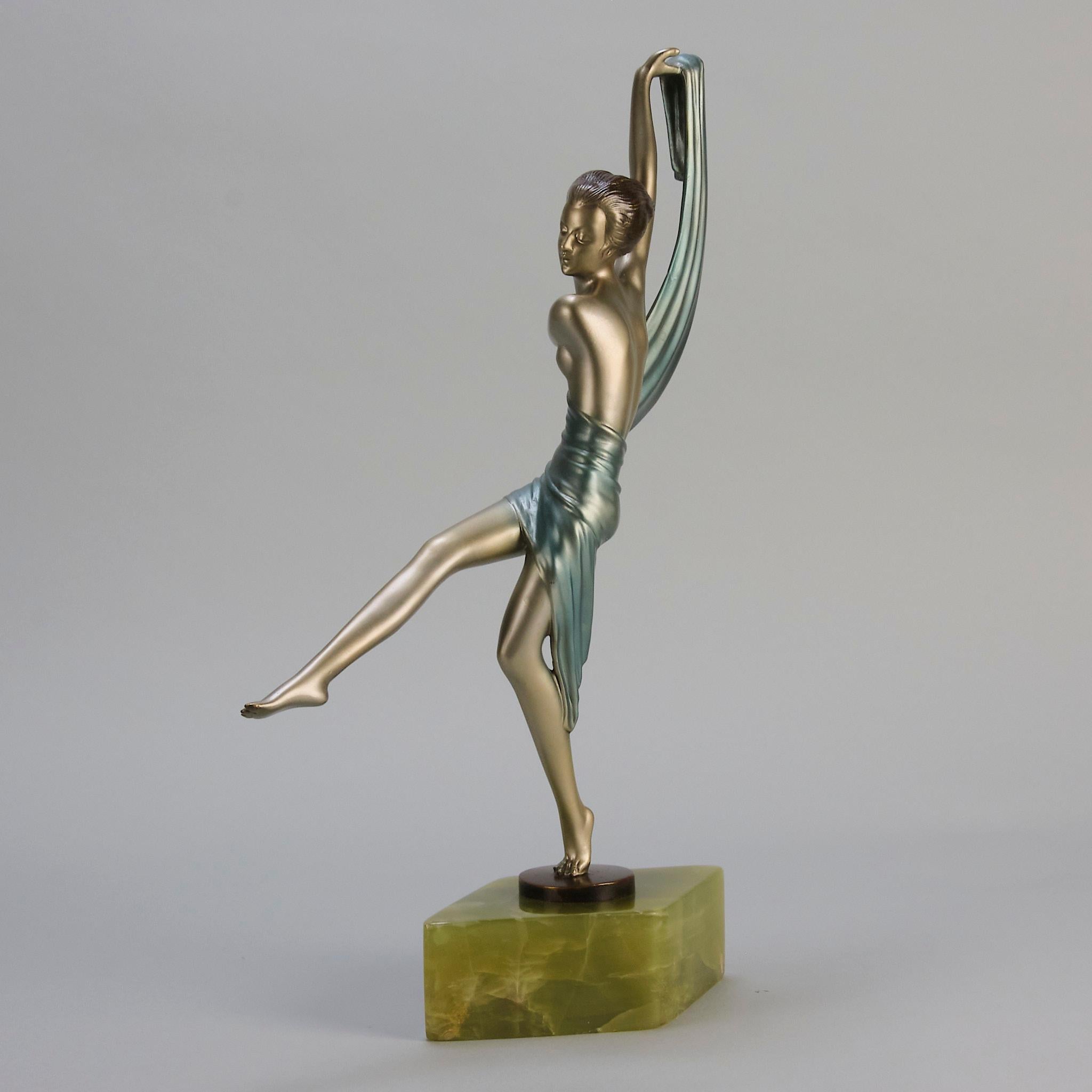 Early 20th Century Art Deco Bronze entitled 
