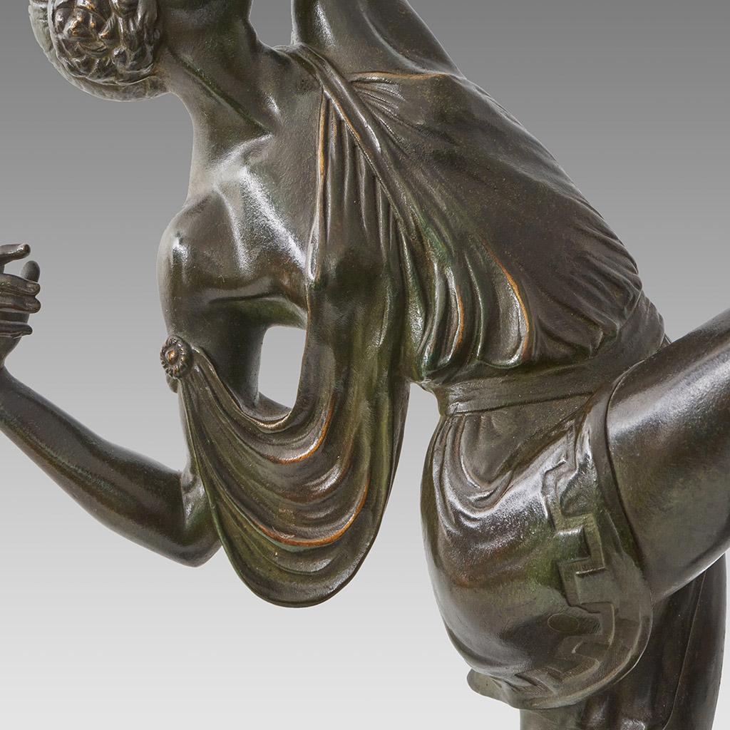 Art-déco-Bronze des frühen 20. Jahrhunderts mit dem Titel „Diana“ von Pierre Le Faguays im Angebot 6