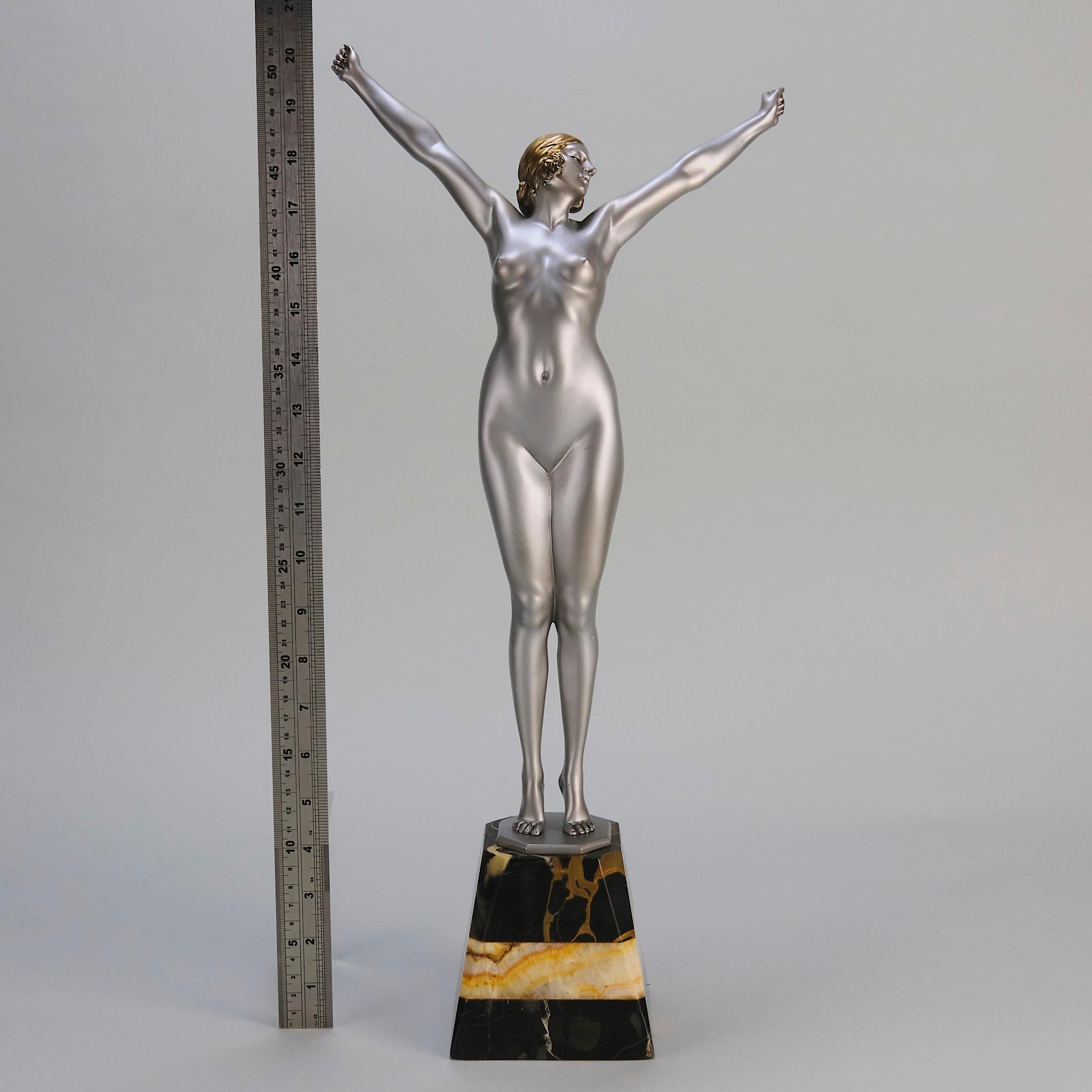 Early 20th Century Art Deco Bronze entitled 