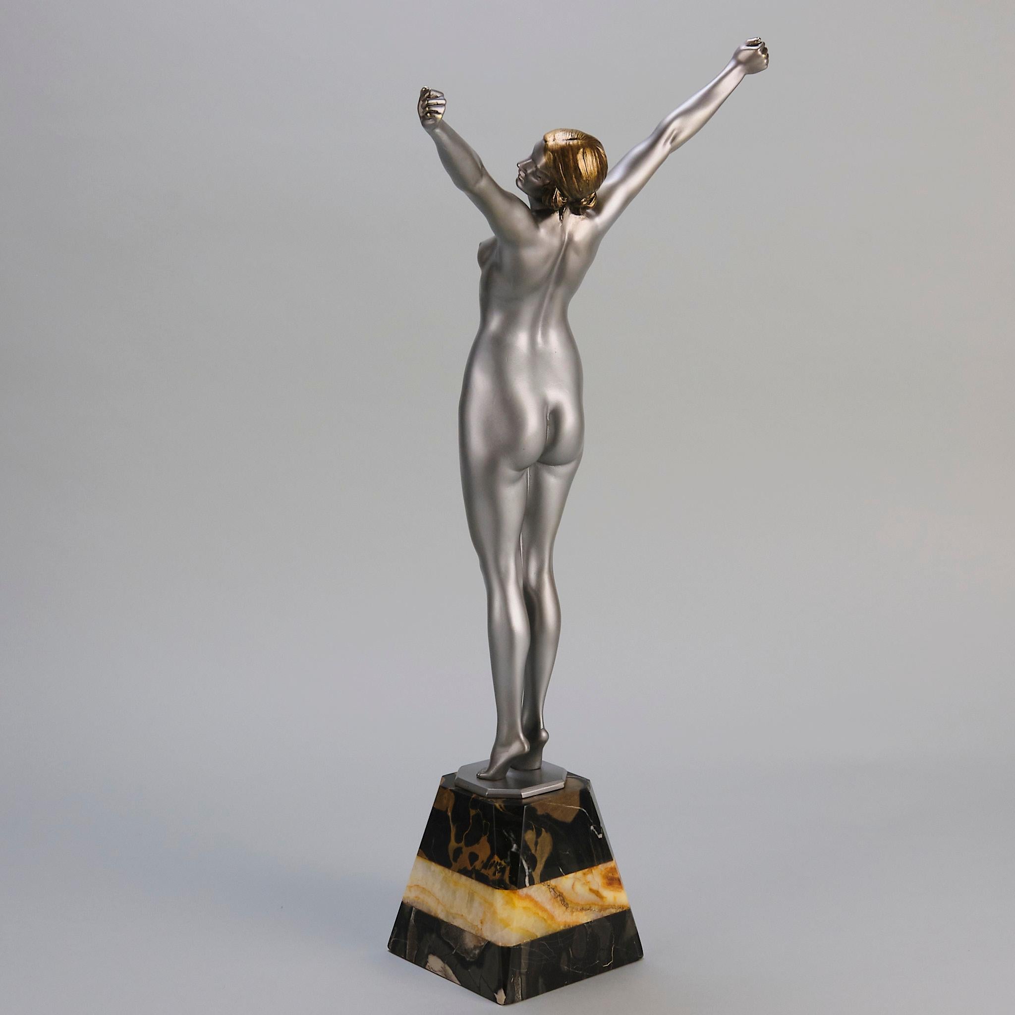 Early 20th Century Art Deco Bronze entitled 