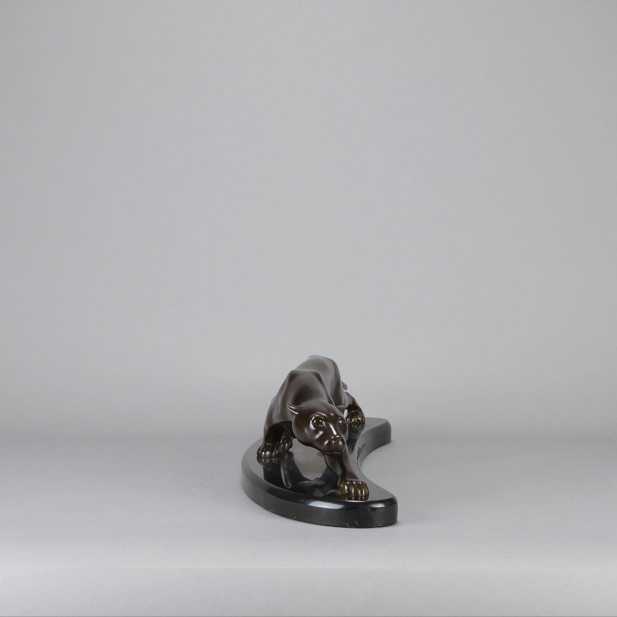 Moulage Sculpture en bronze Art Déco du début du 20e siècle 