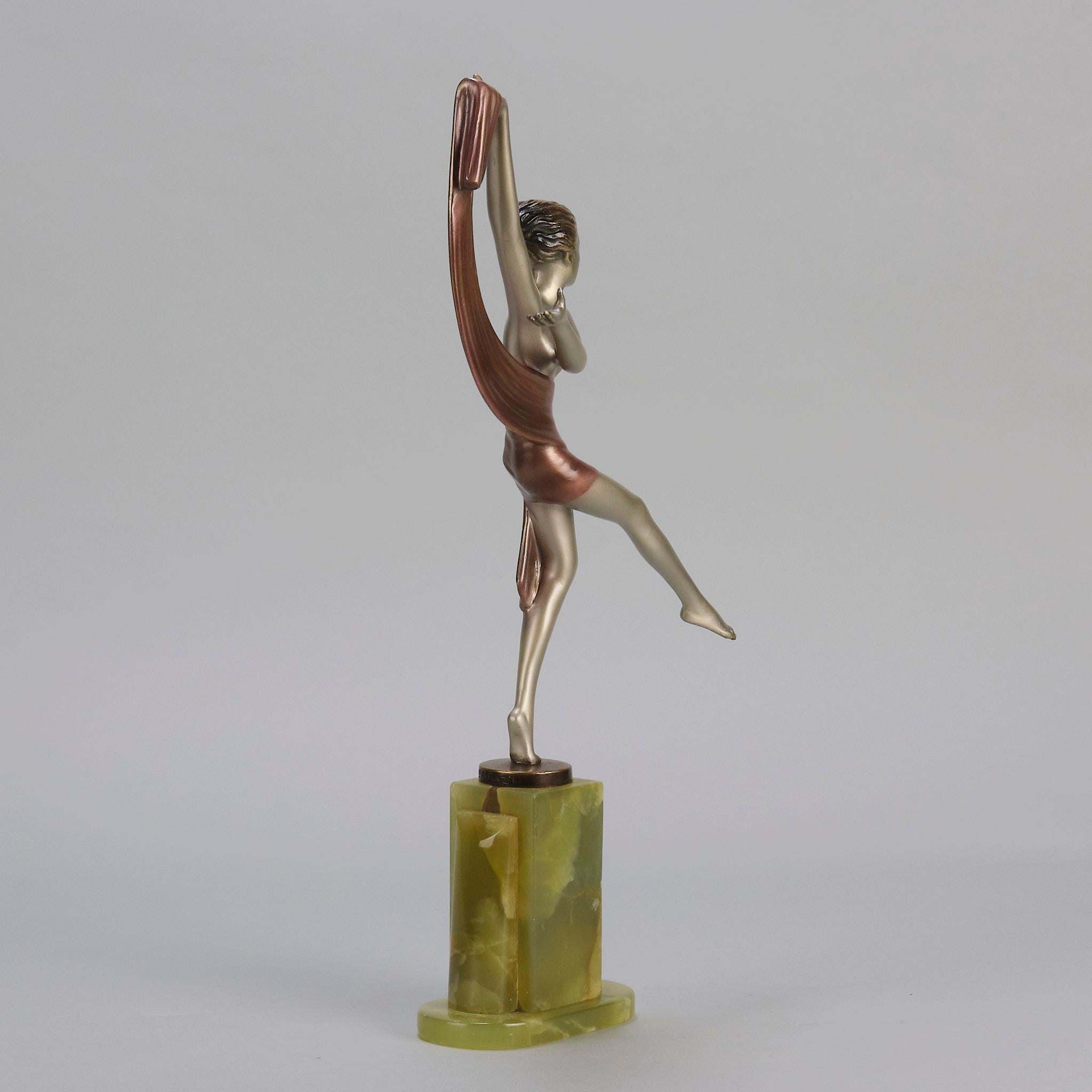 Moulage Sculpture en bronze Art déco du début du 20e siècle 