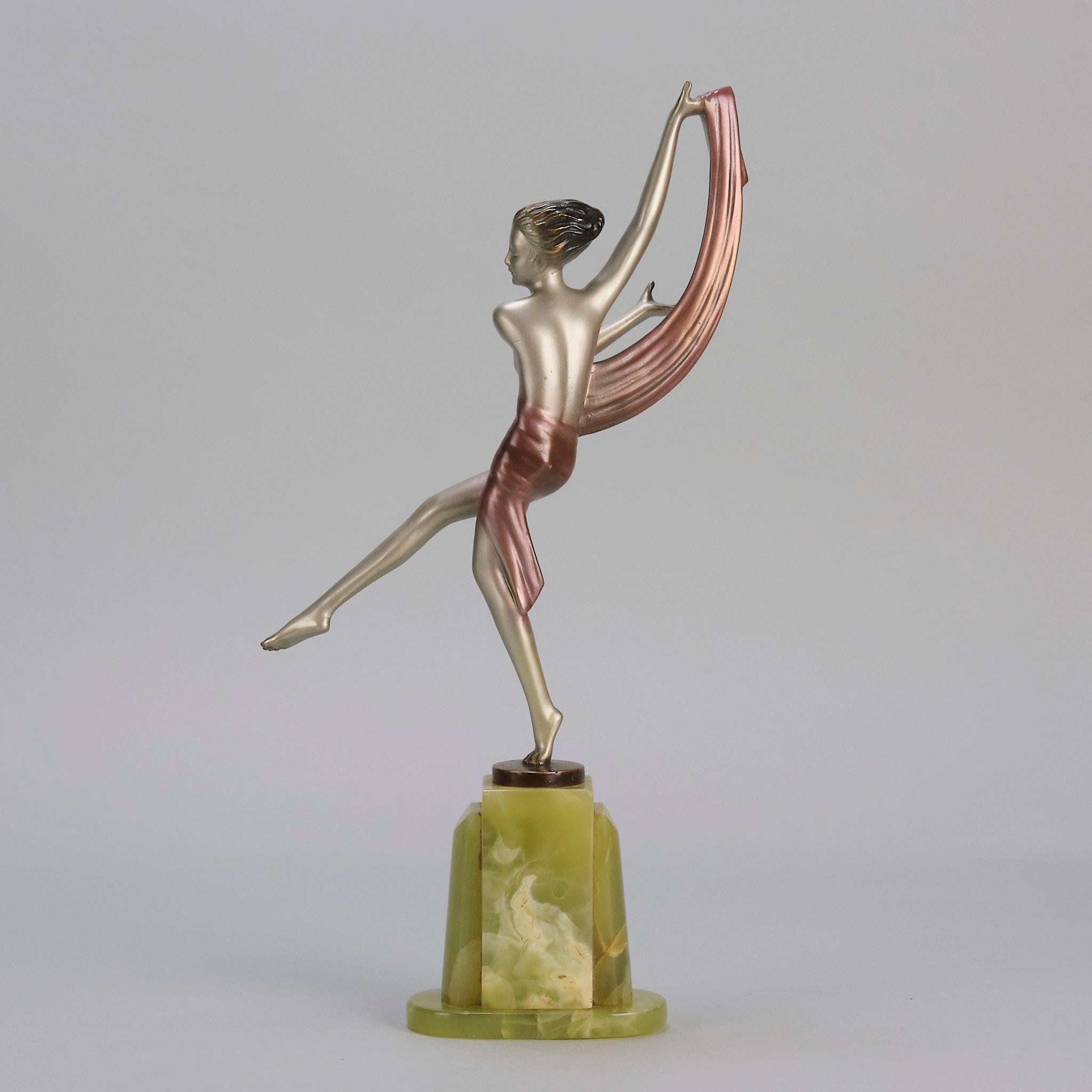 Bronze Sculpture en bronze Art déco du début du 20e siècle 
